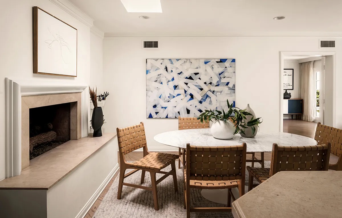 The dining room