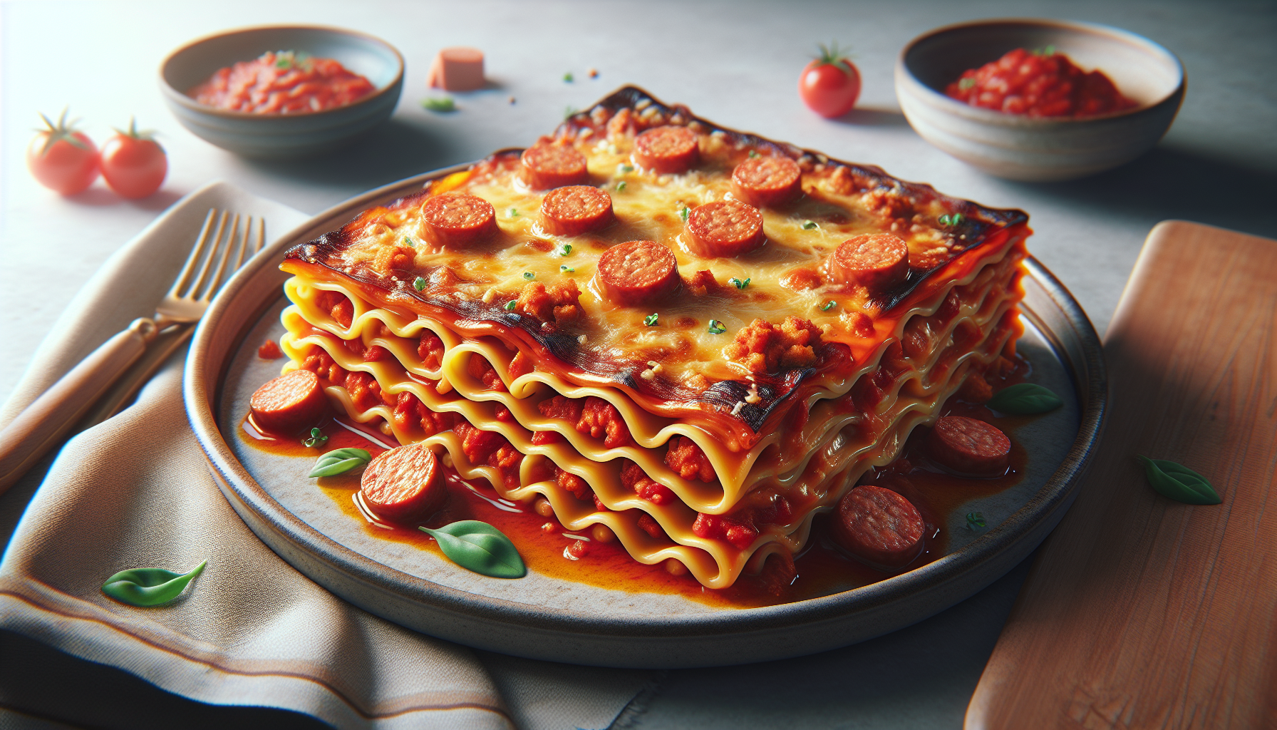 Lasagne à la saucisse