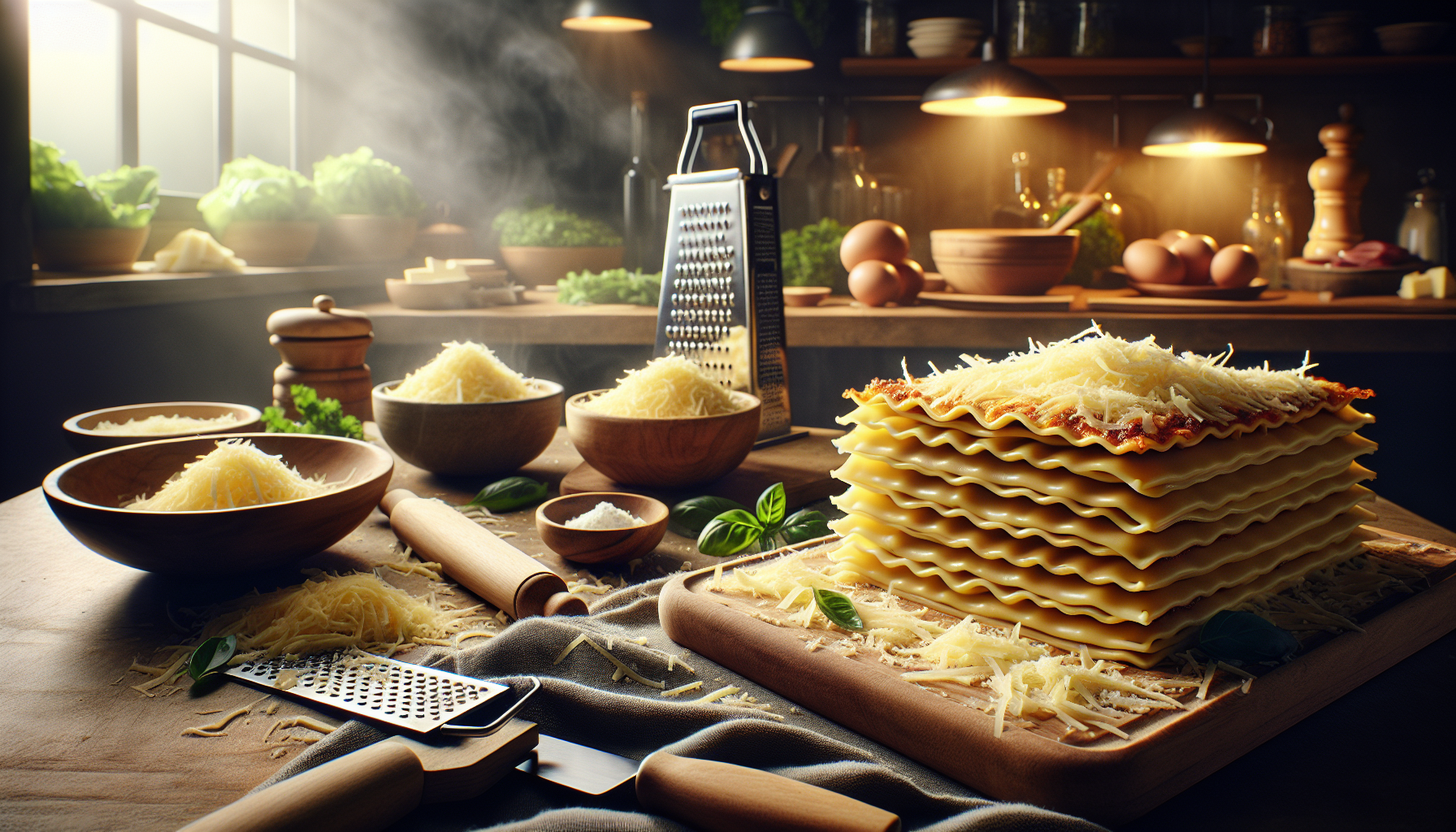 Lasagne aux 4 fromages