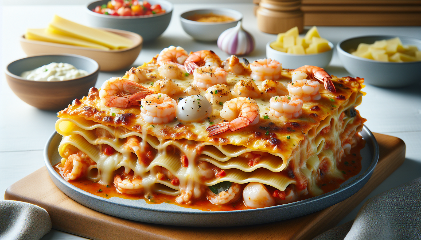Lasagne de fruits de mer express