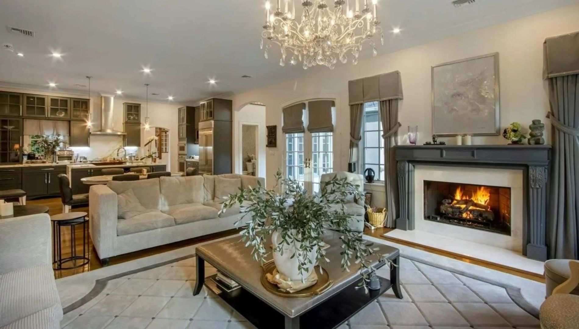 Main living room and open-concept area