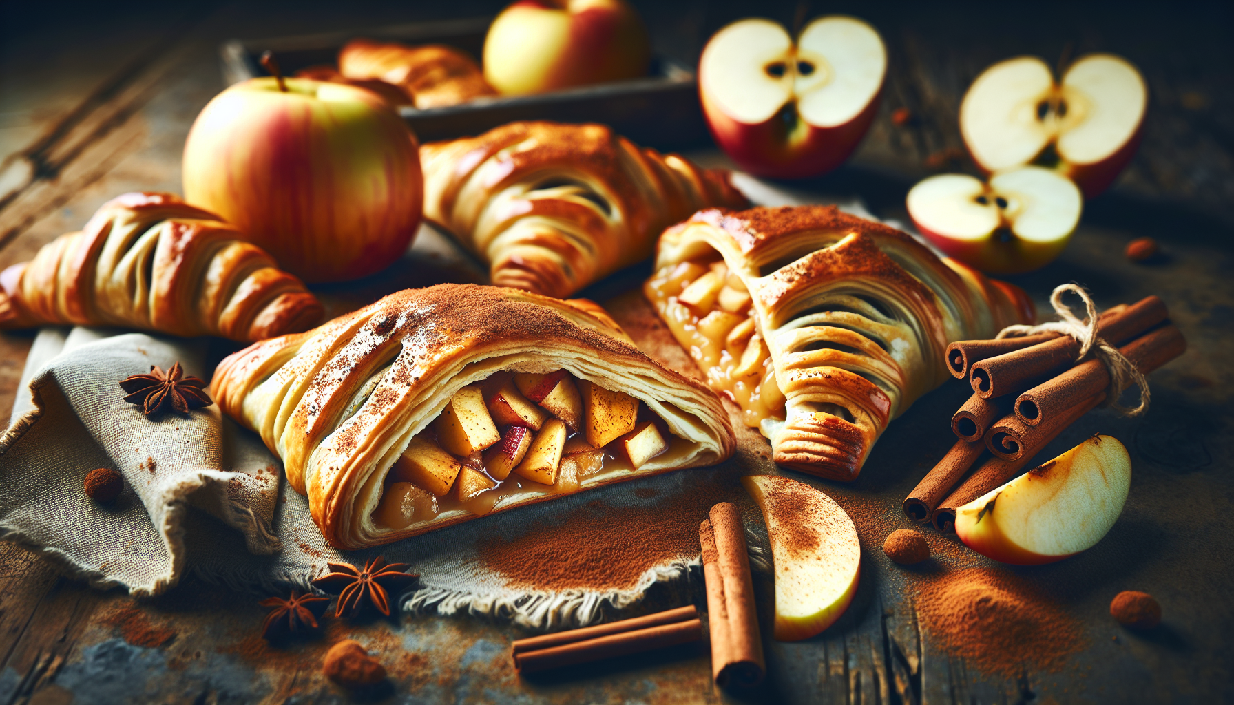 Chaussons aux pommes canelle