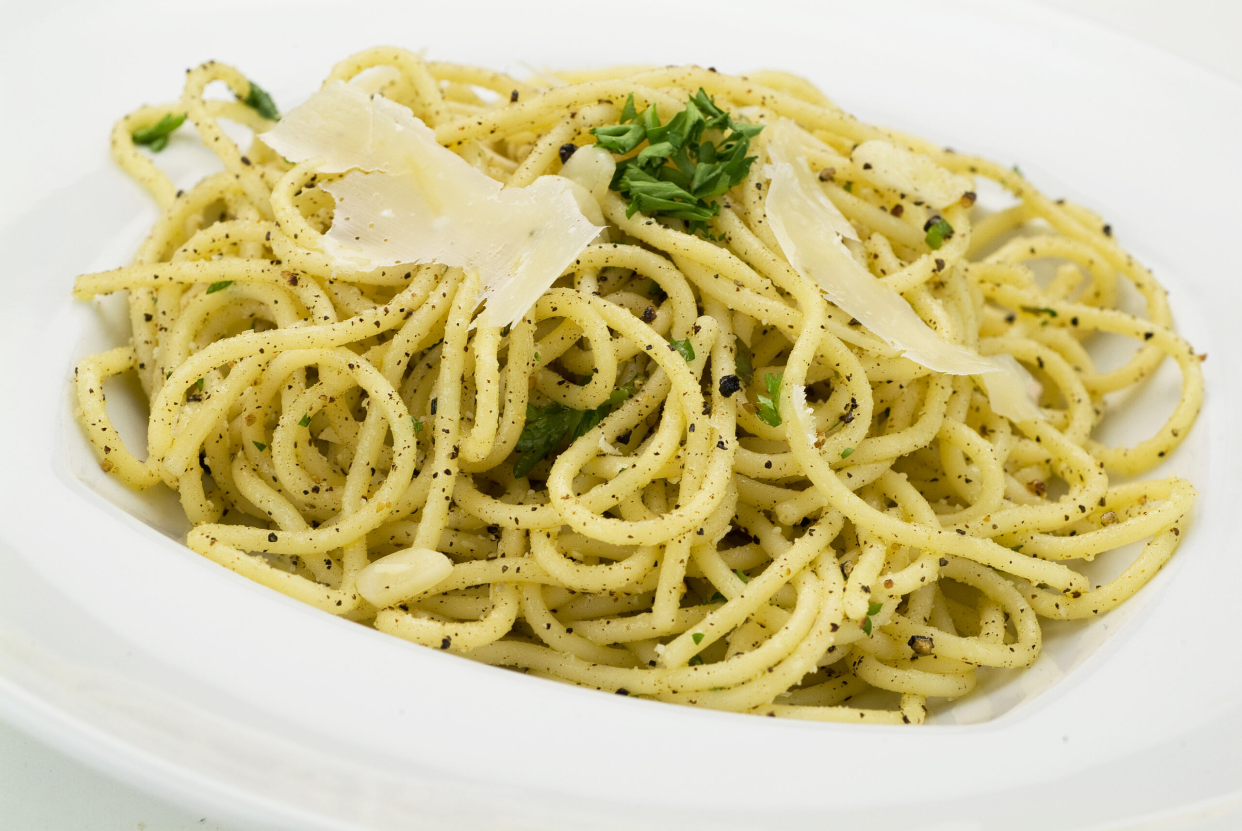 Spaghetti au parmesan à la romaine