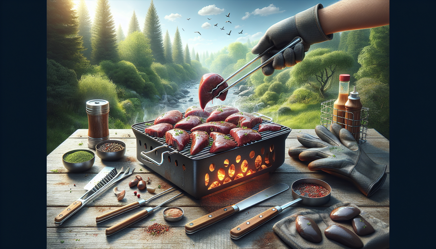 Foie au BBQ