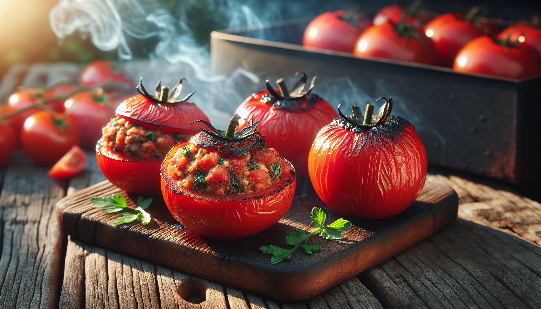 Tomates farcies BBQ
