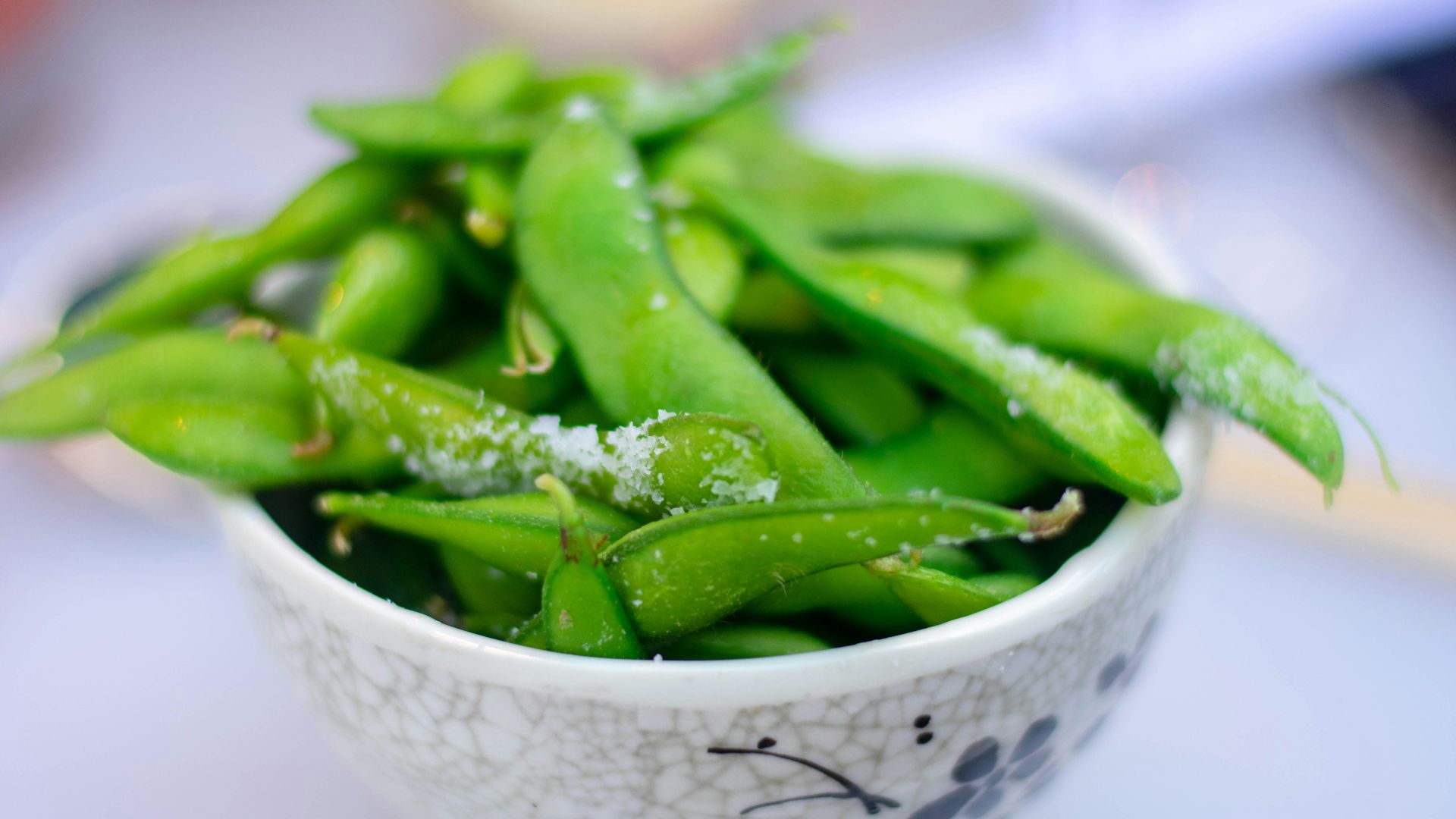8. Edamame au sel de mer