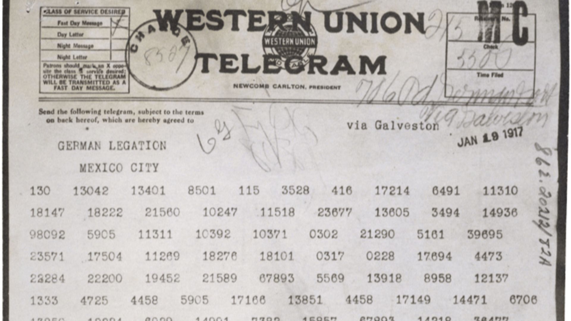 9. Le télégramme Zimmermann