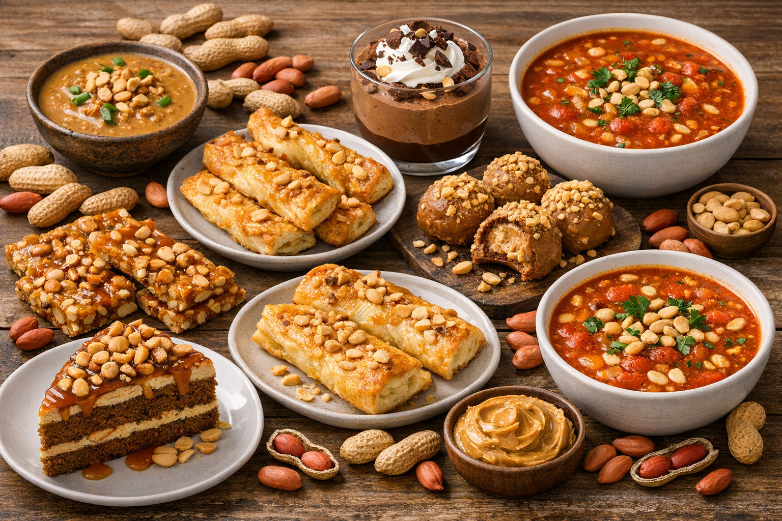 Recettes épatantes aux arachides