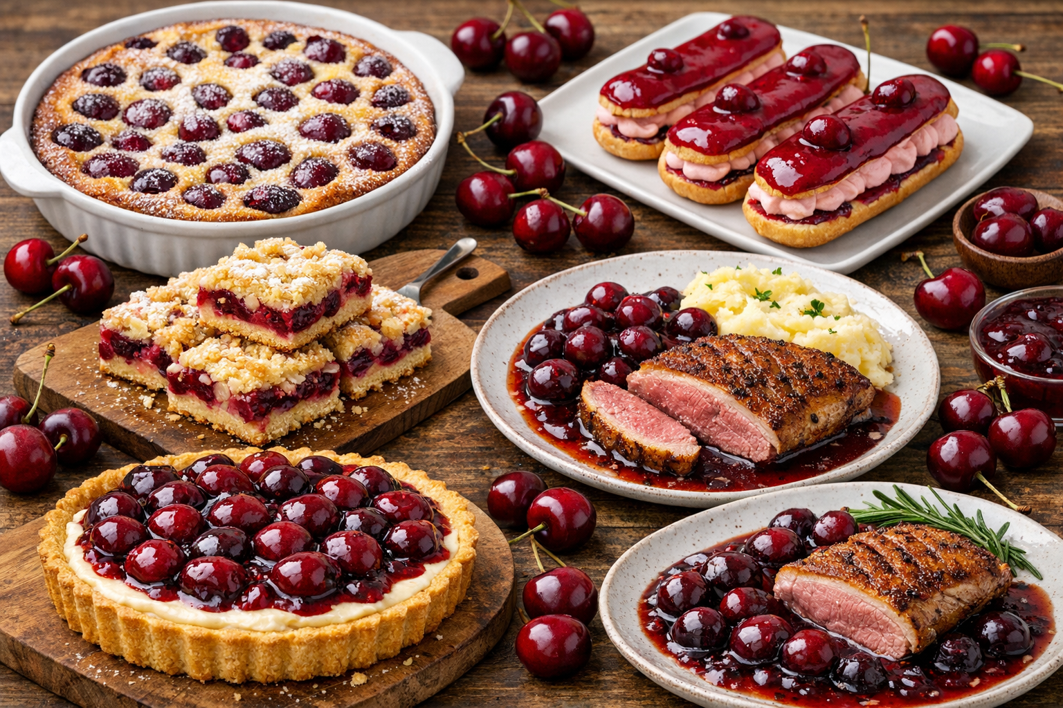 Recettes aux cerises décadentes