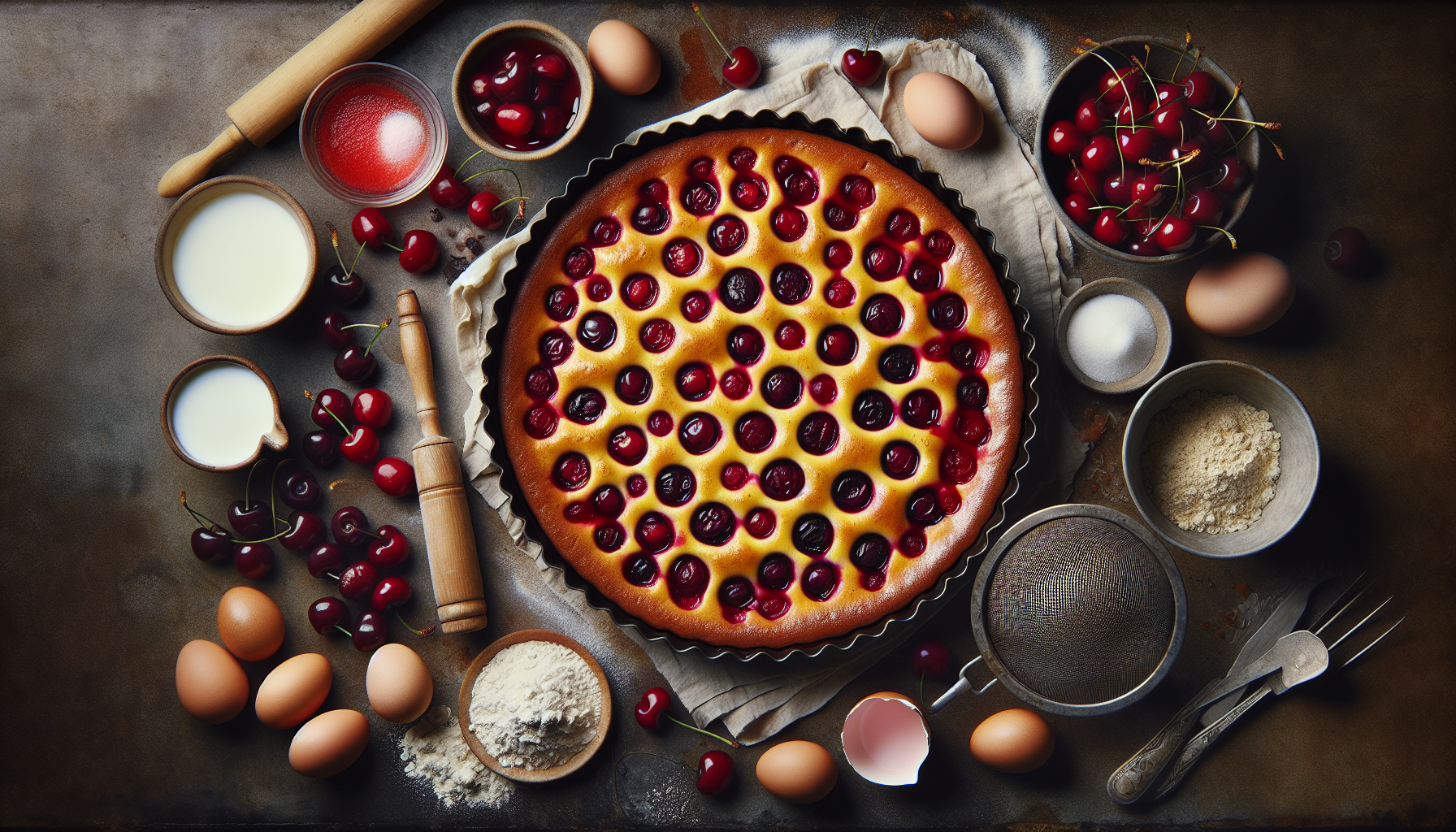 Le clafoutis au cerise