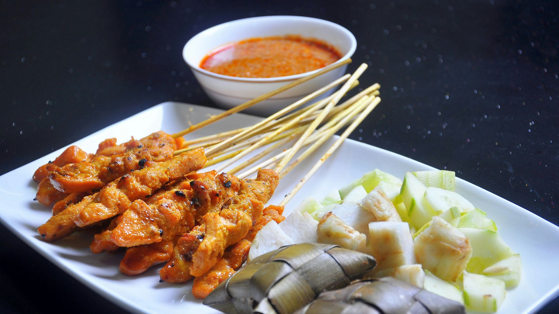 14. Satay de poulet