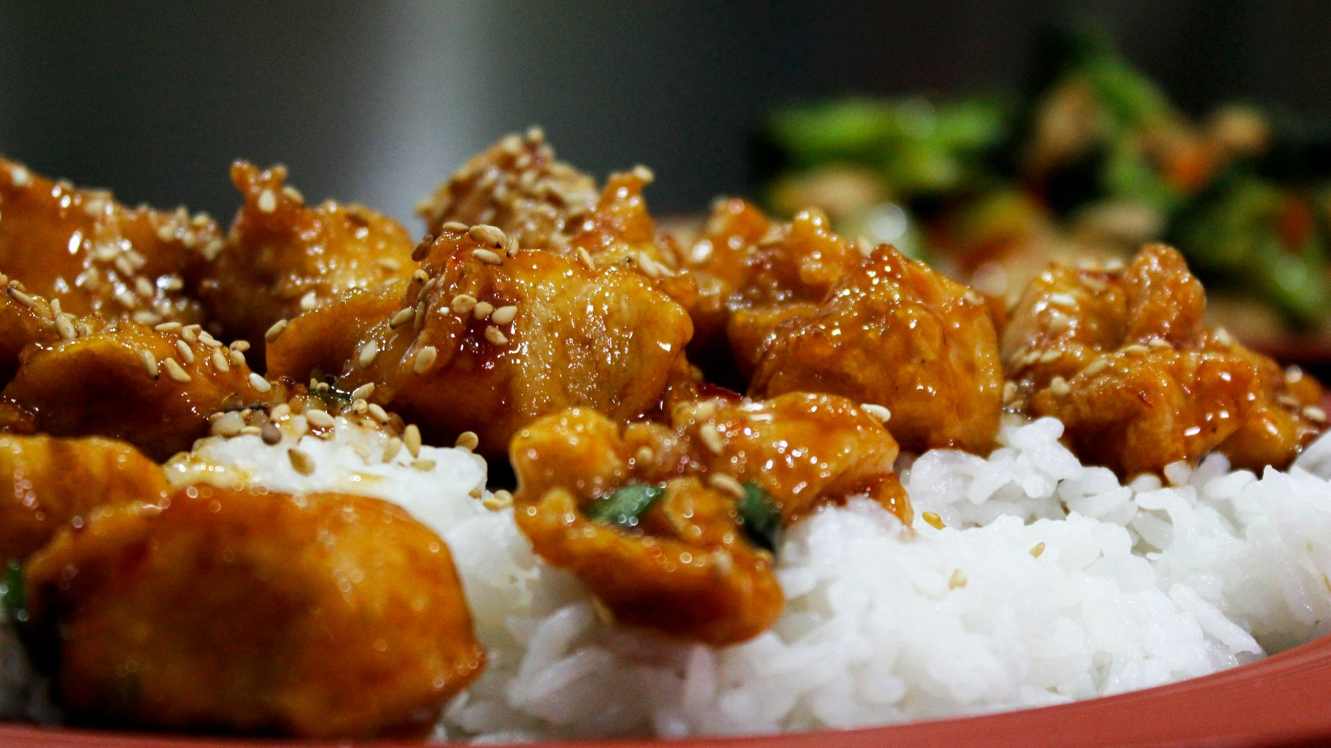 1. Bol de riz au poulet teriyaki