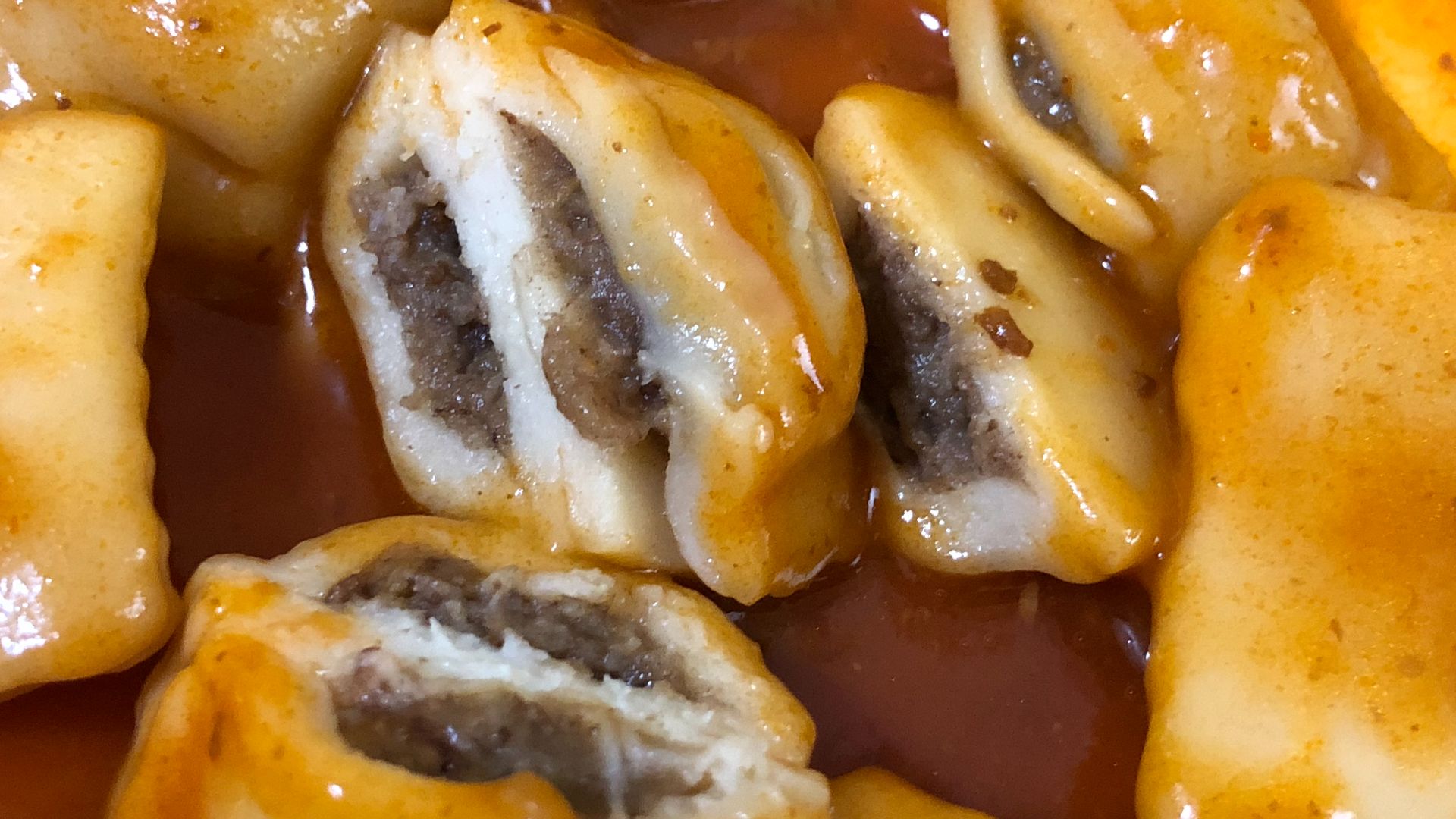 8. Raviolis au bœuf