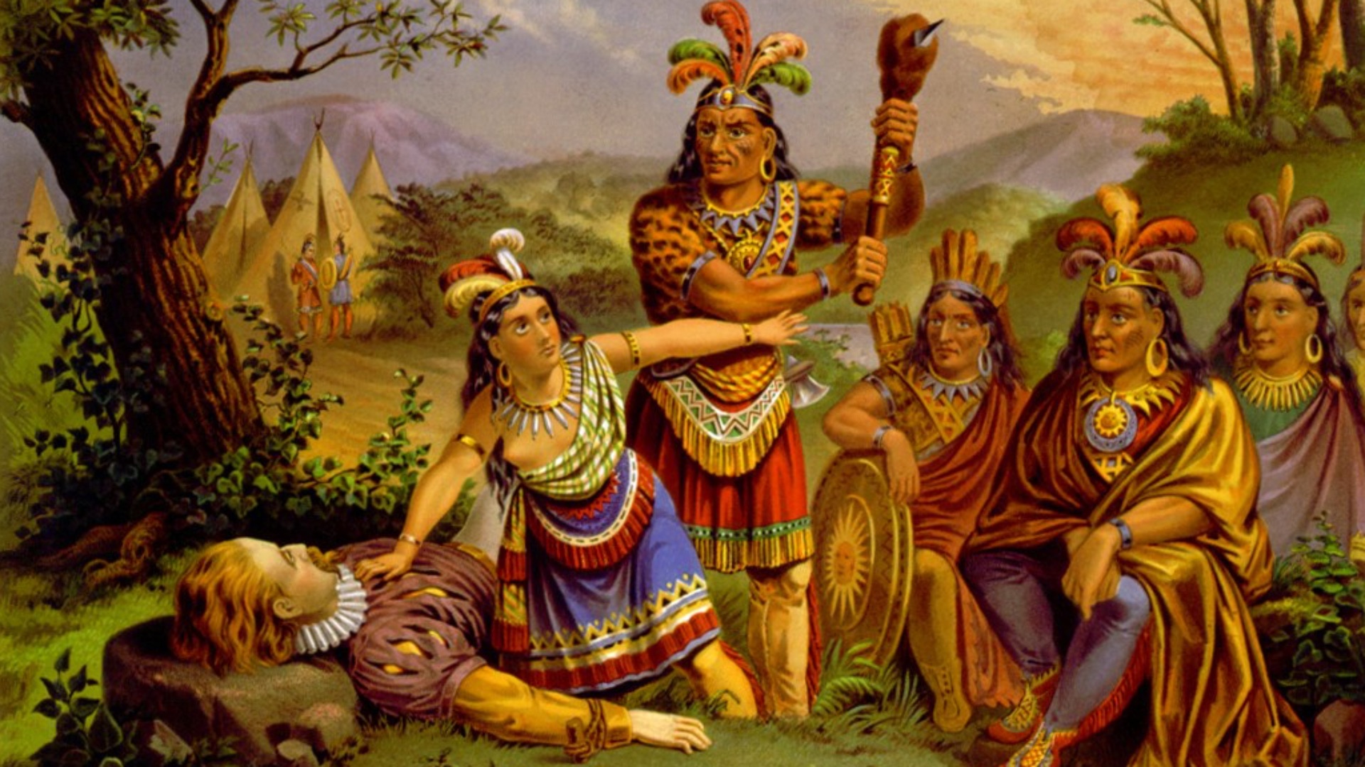 15. L'histoire d'amour entre Pocahontas et John Smith