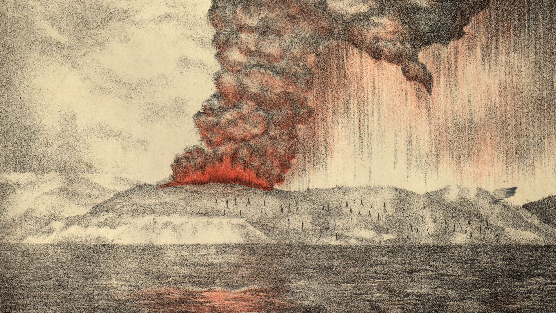 14. L'éruption du Krakatoa bouleverse le monde