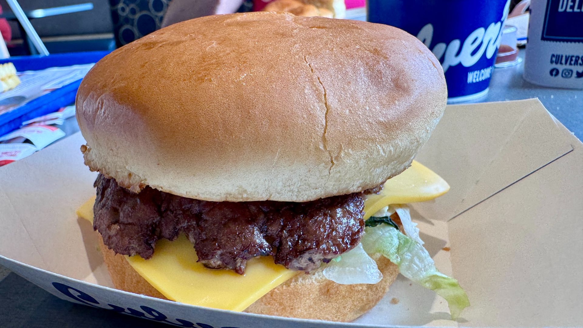 10. ButterBurger simple de Culver's
