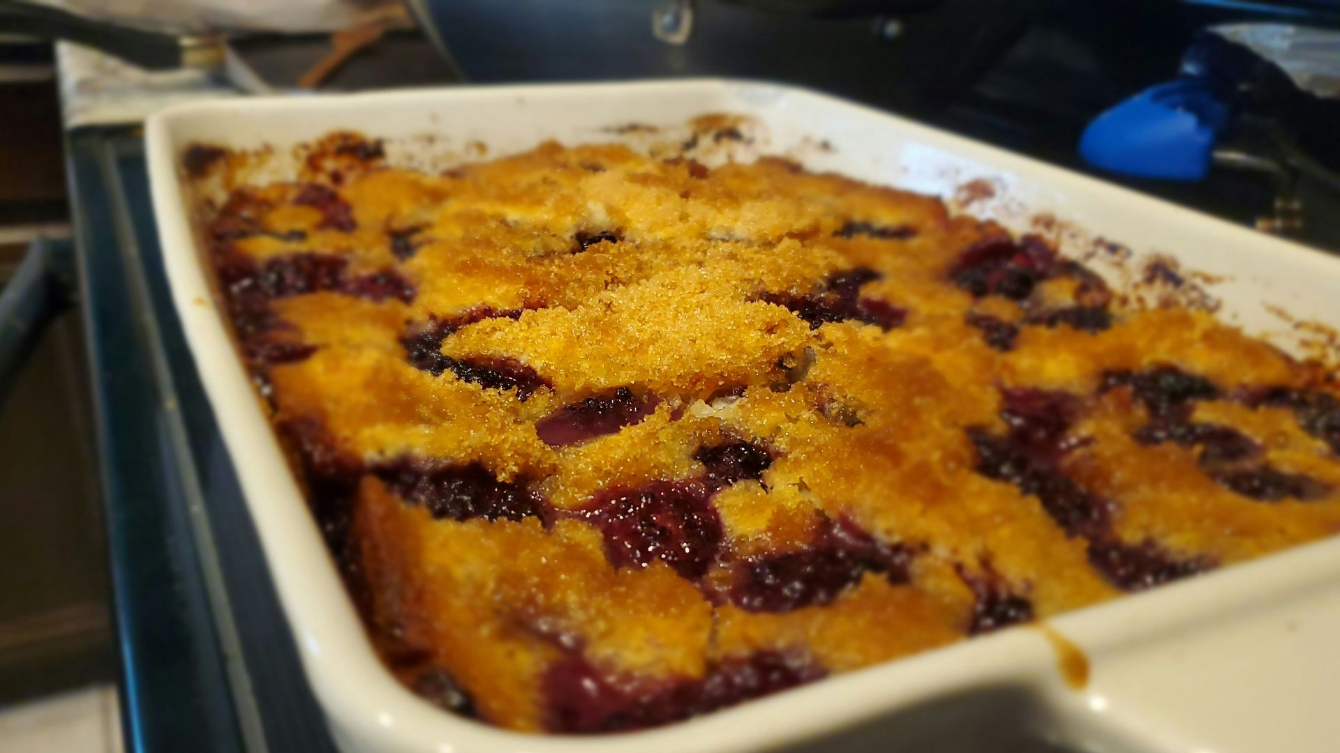 12. Cobbler aux fruits rouges