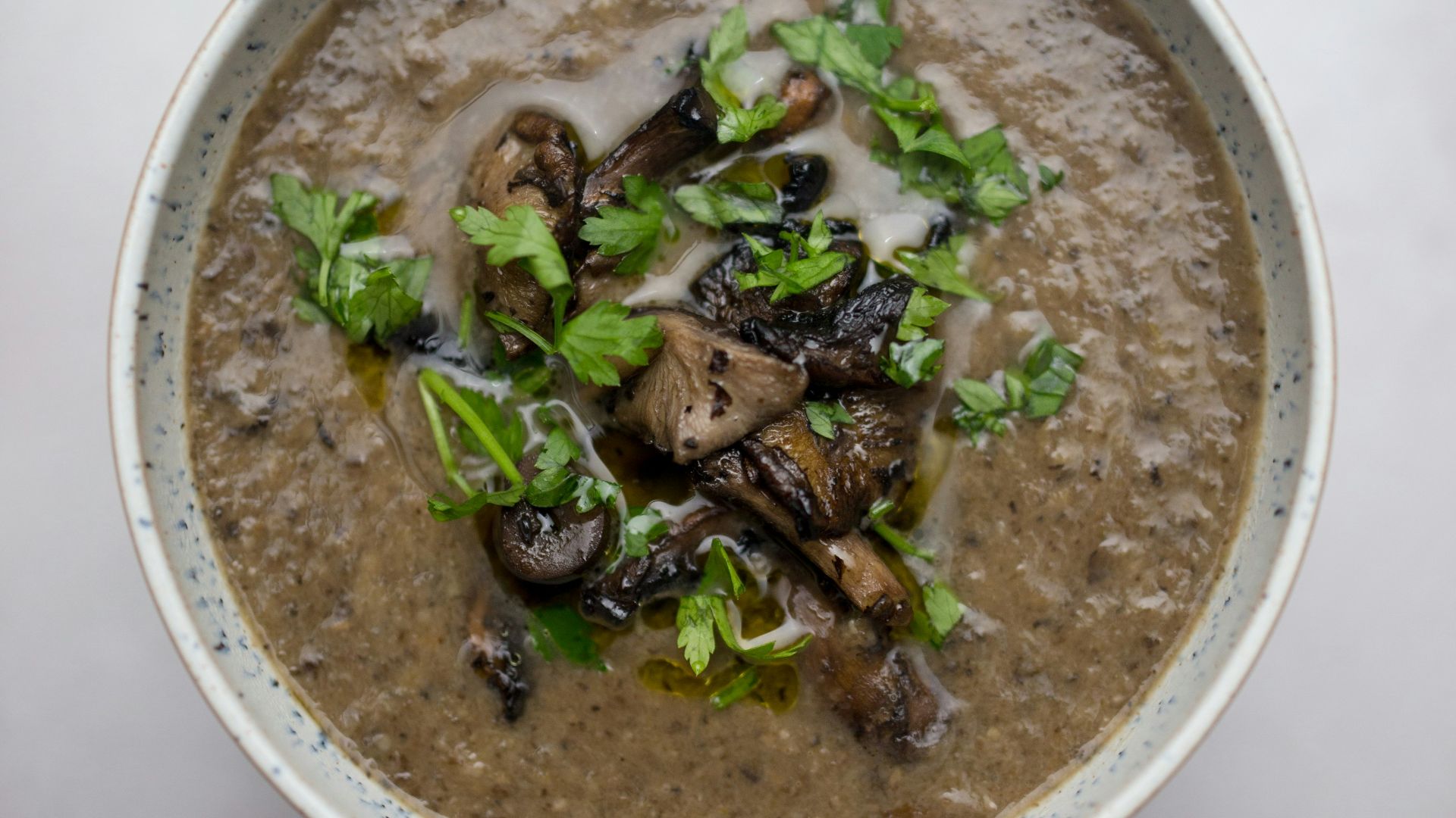 1. Soupe à la crème de champignons en conserve