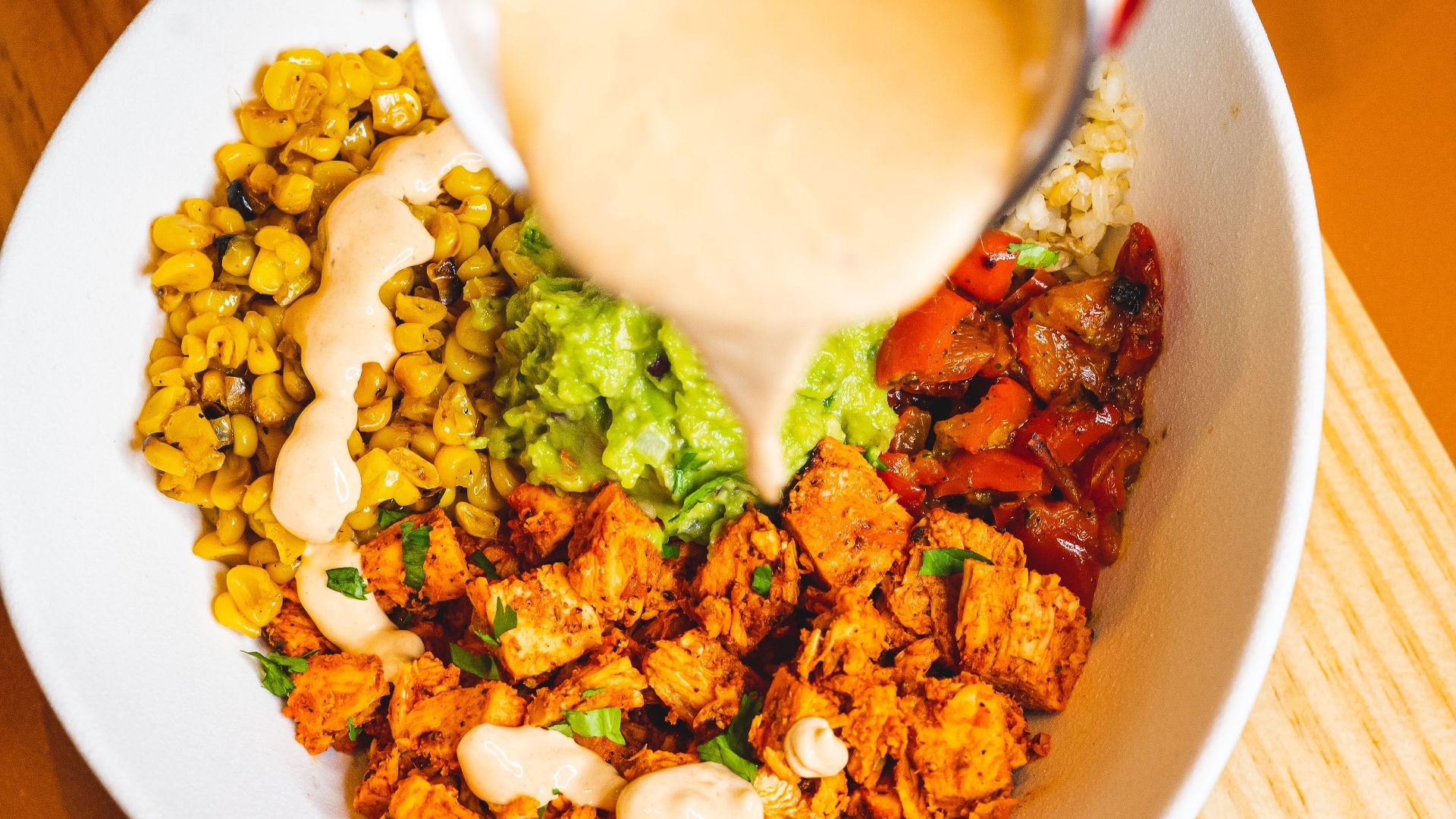 4. Bols de riz aux tacos à la dinde
