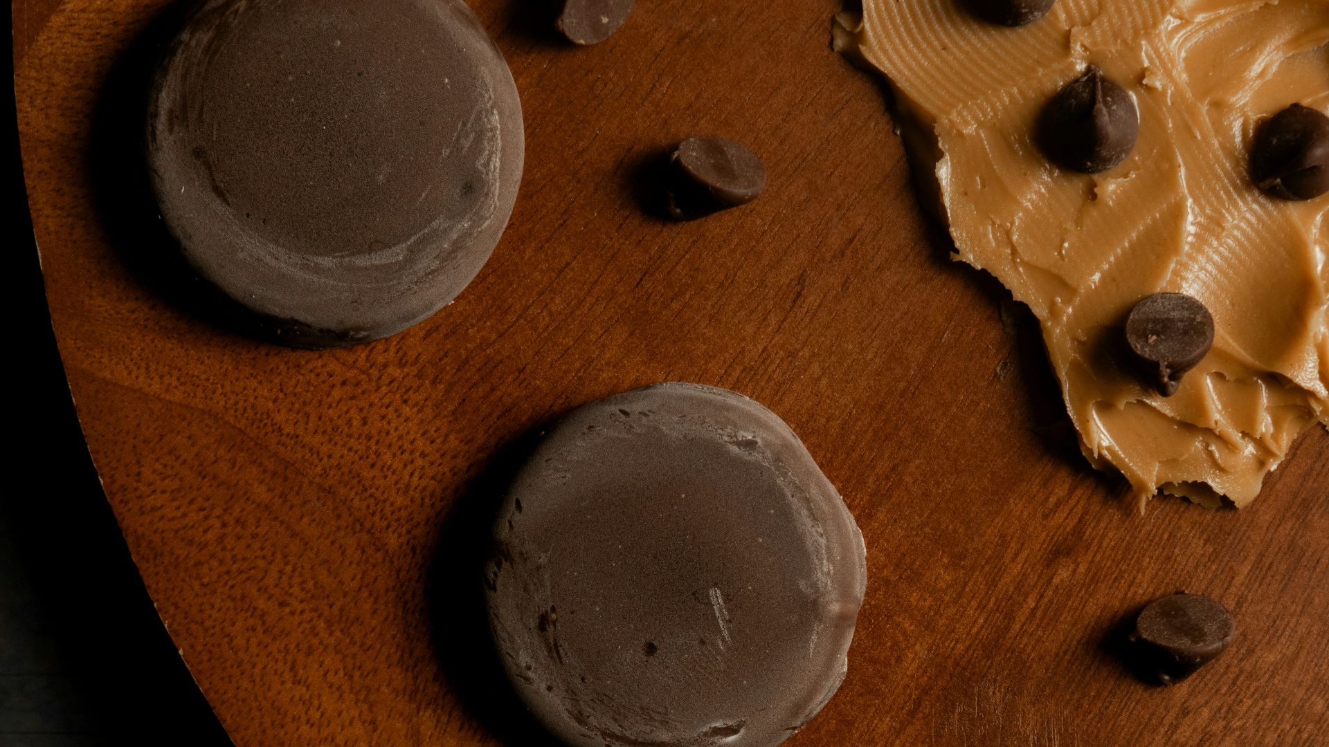 12. Petits gâteaux au beurre de cacahuète et au chocolat noir