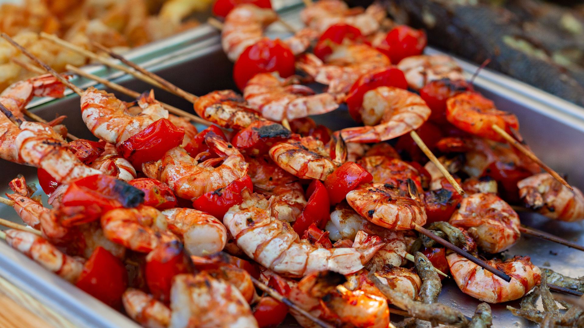 12. Brochettes de crevettes au piri-piri