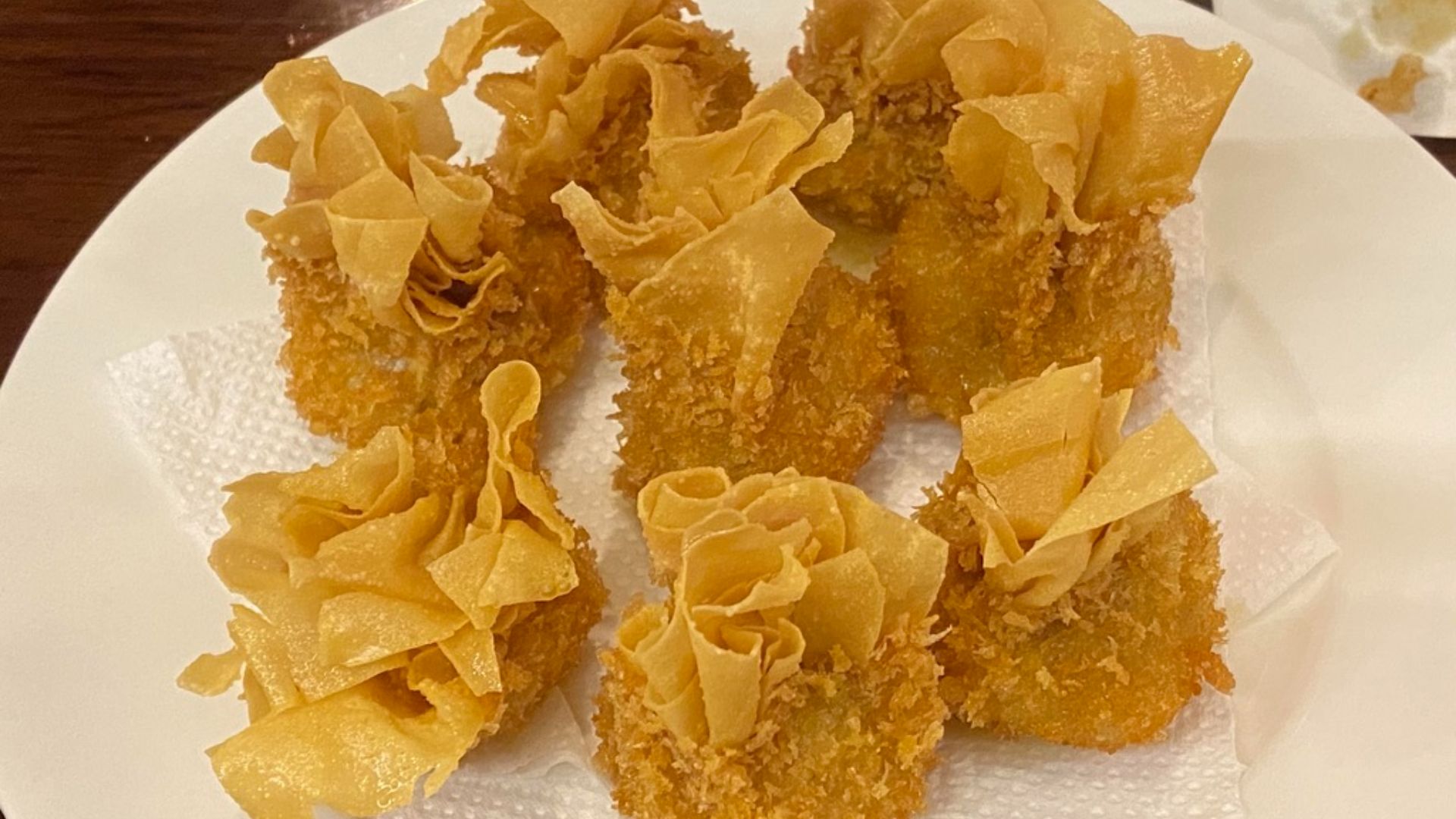 9. Wontons frits