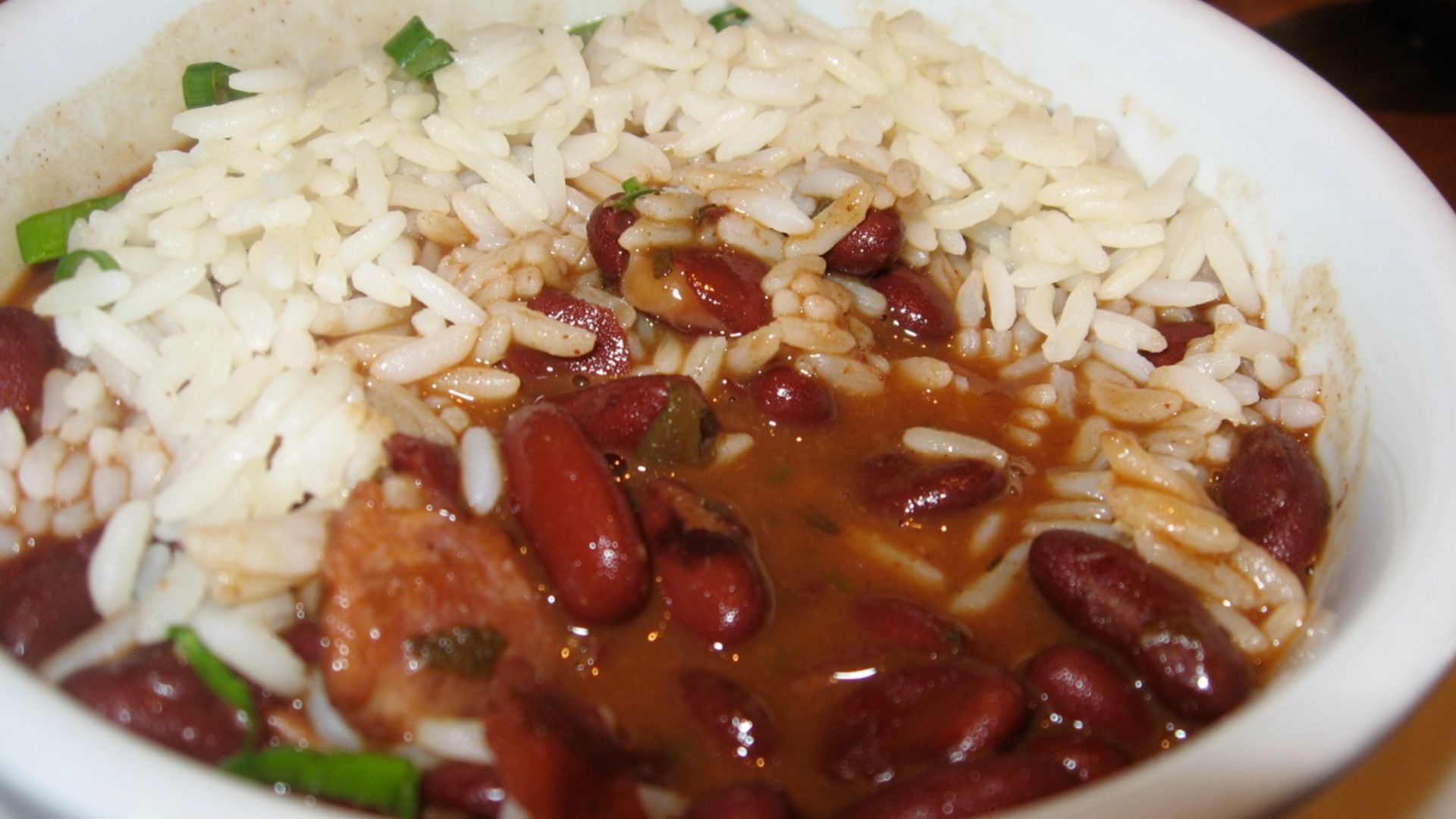 6. Haricots rouges et riz
