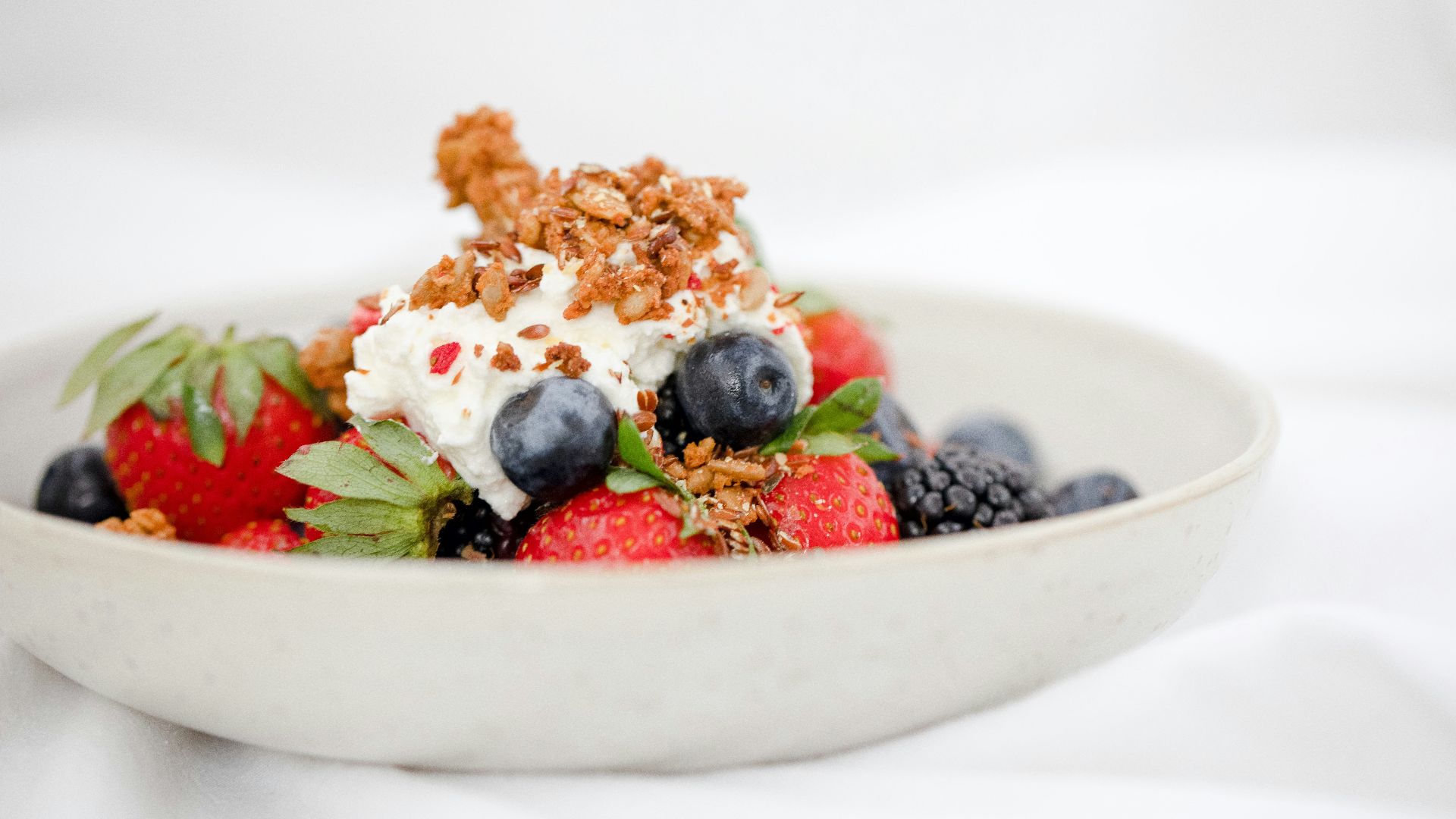 7. Fromage blanc aux fruits rouges