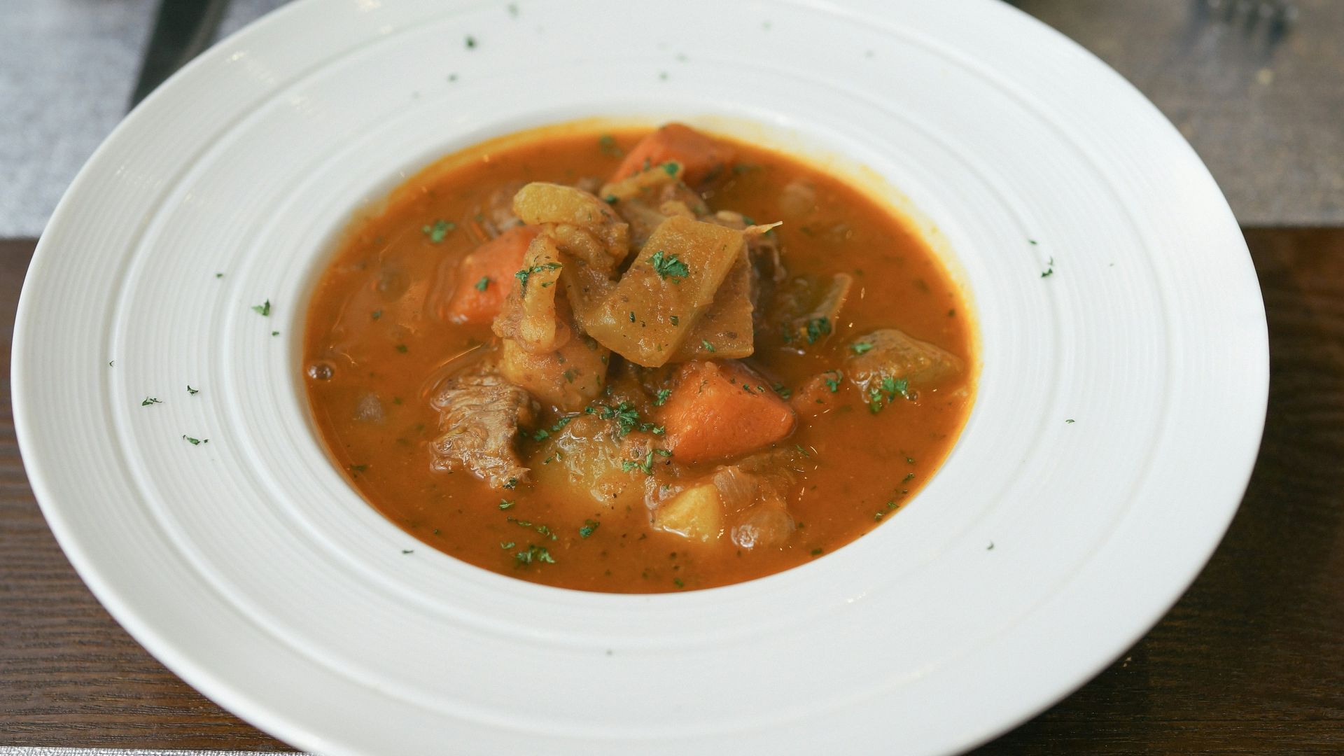 1. Consommé Olga