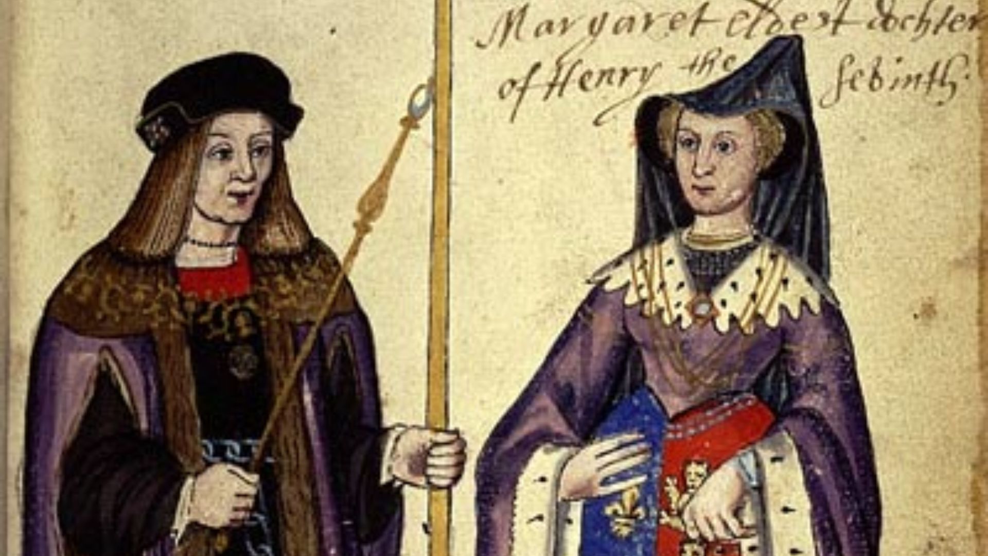 4. Jacques IV d'Écosse et Marguerite Tudor
