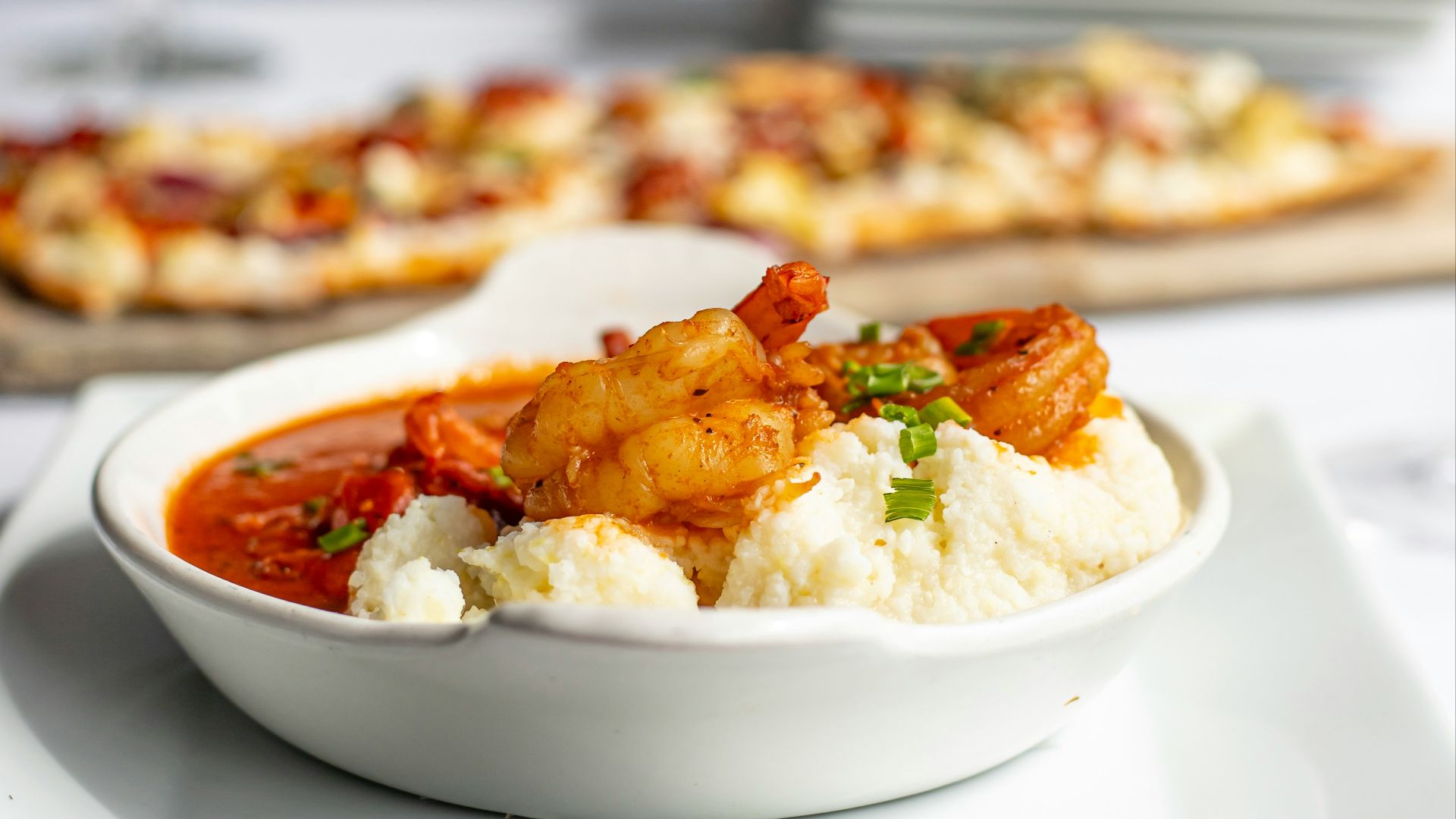 9. Crevettes et gruau de maïs