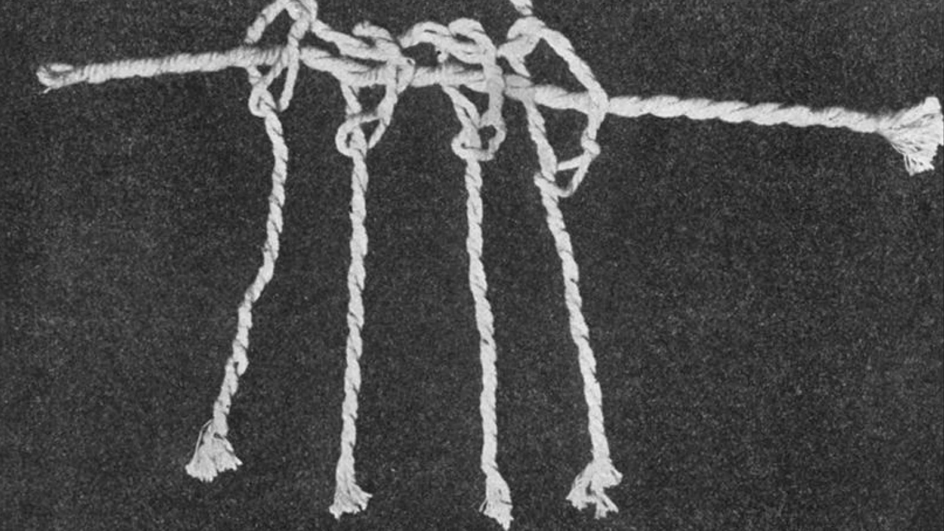 17. Le code noué du quipu inca