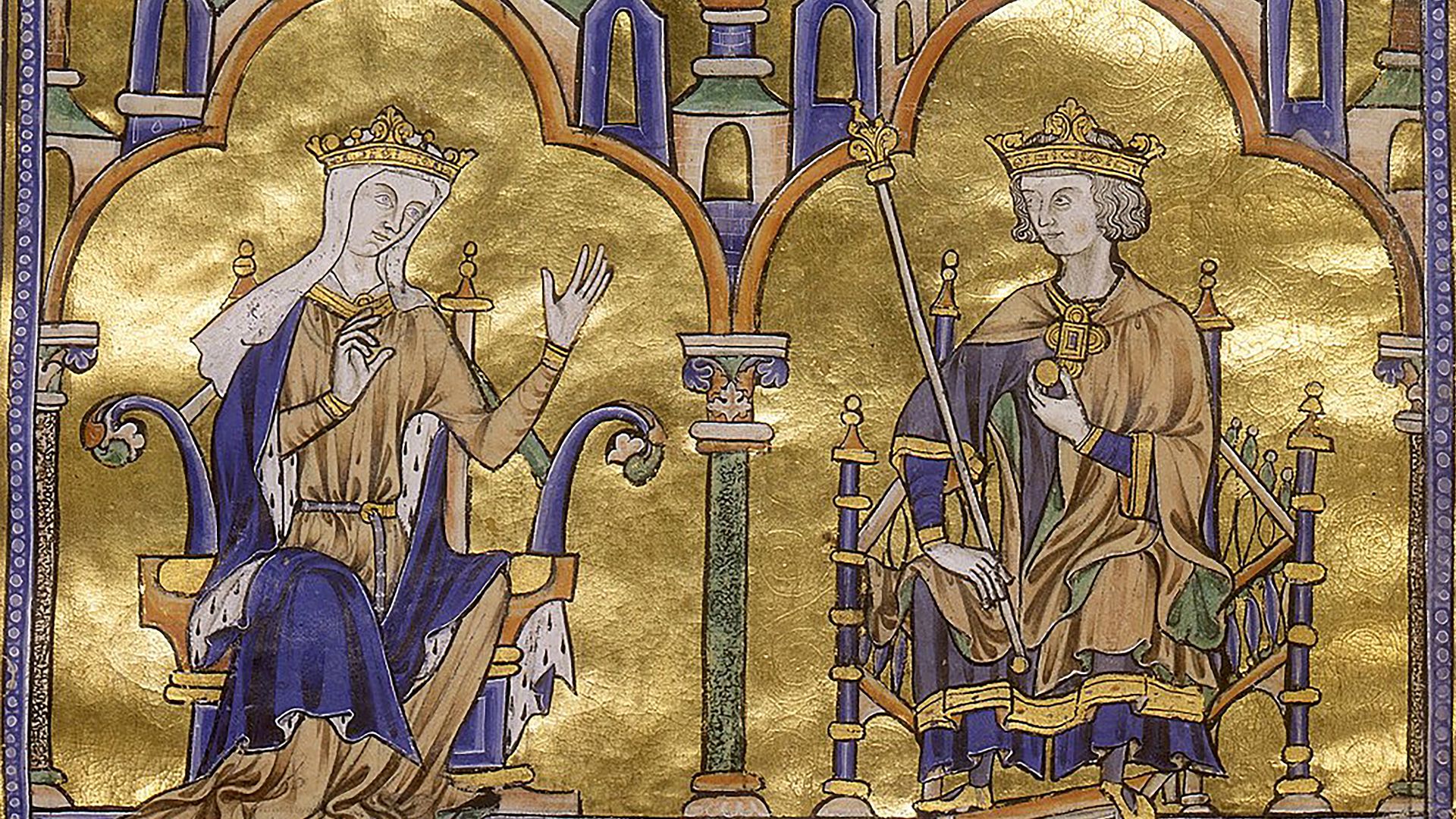 9. Blanche de Castille et Louis VIII de France