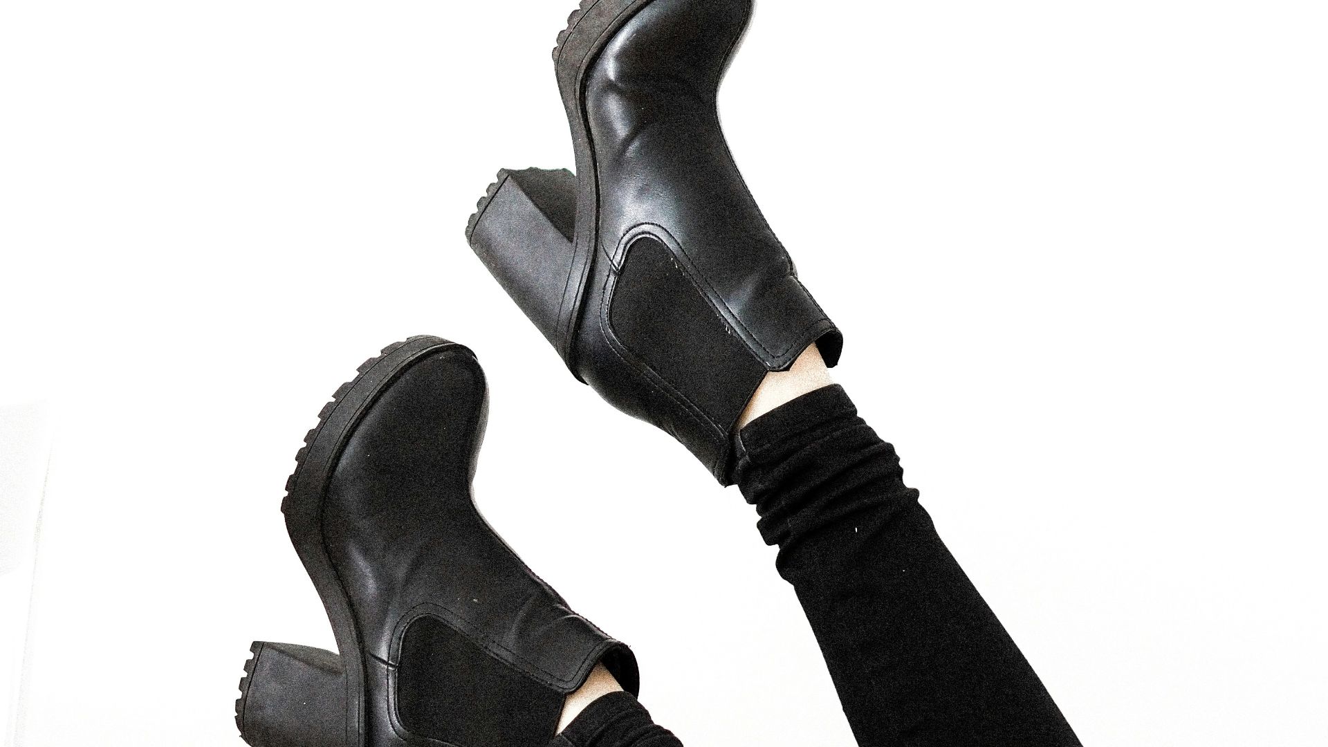 5. Bottes à semelles compensées