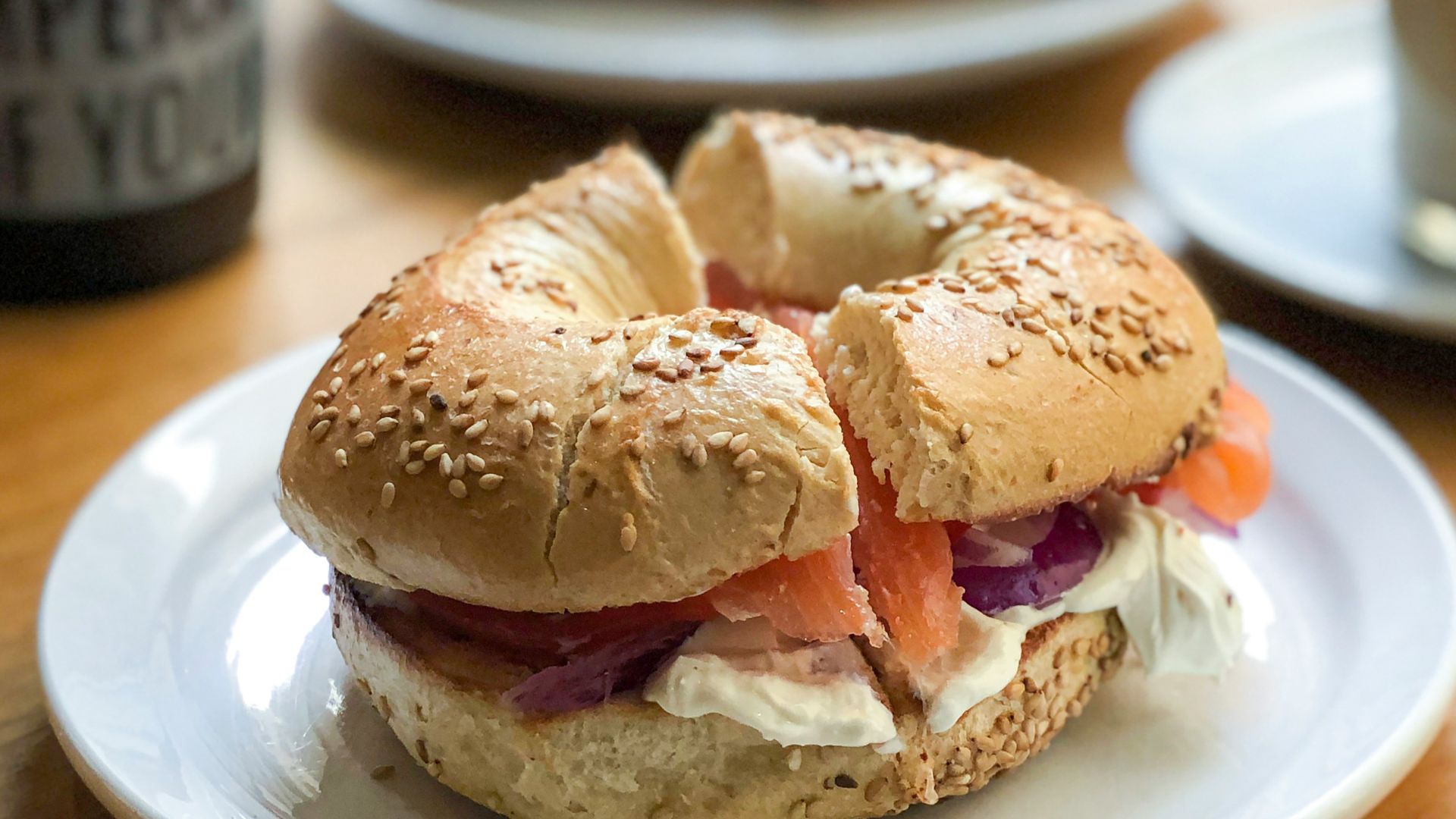 18. Mini-sandwichs au bagel