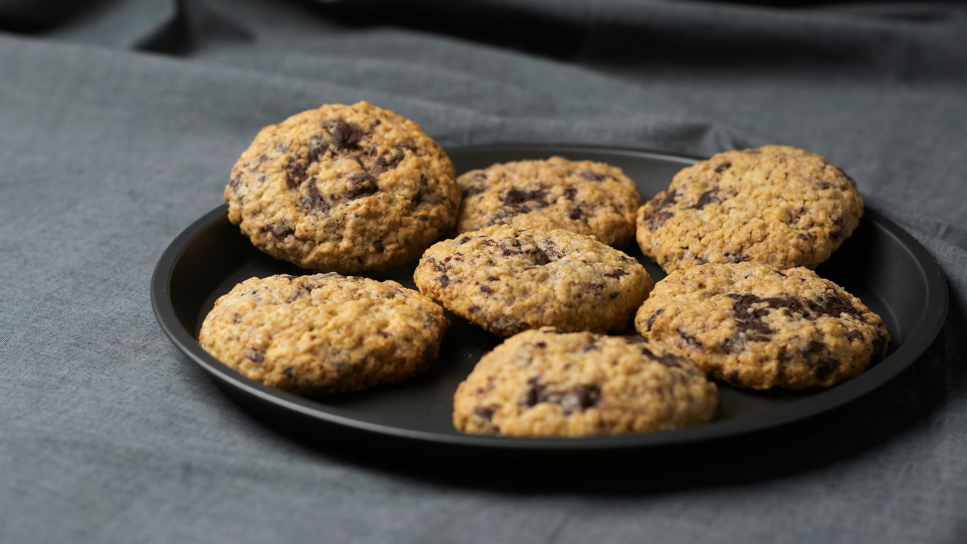 8. Biscuits à l'avoine et au chocolat noir