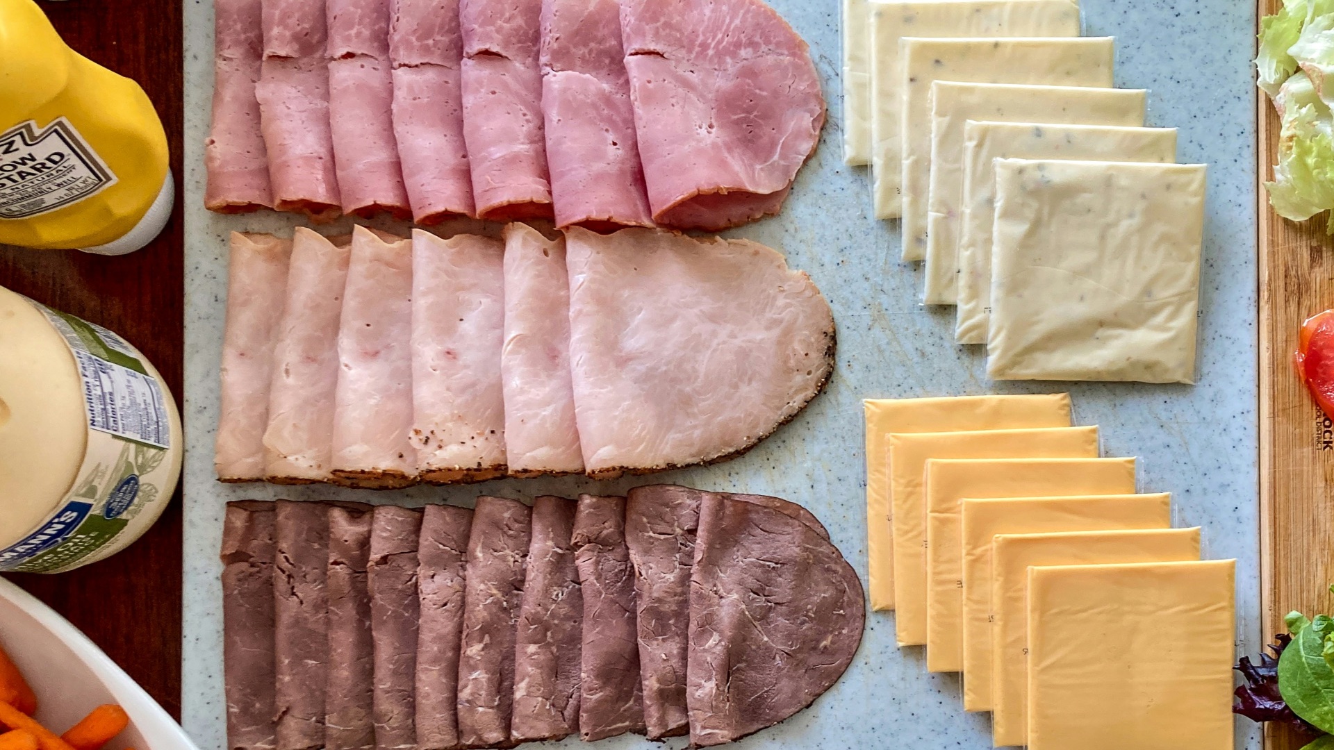 3. Sandwichs à la charcuterie