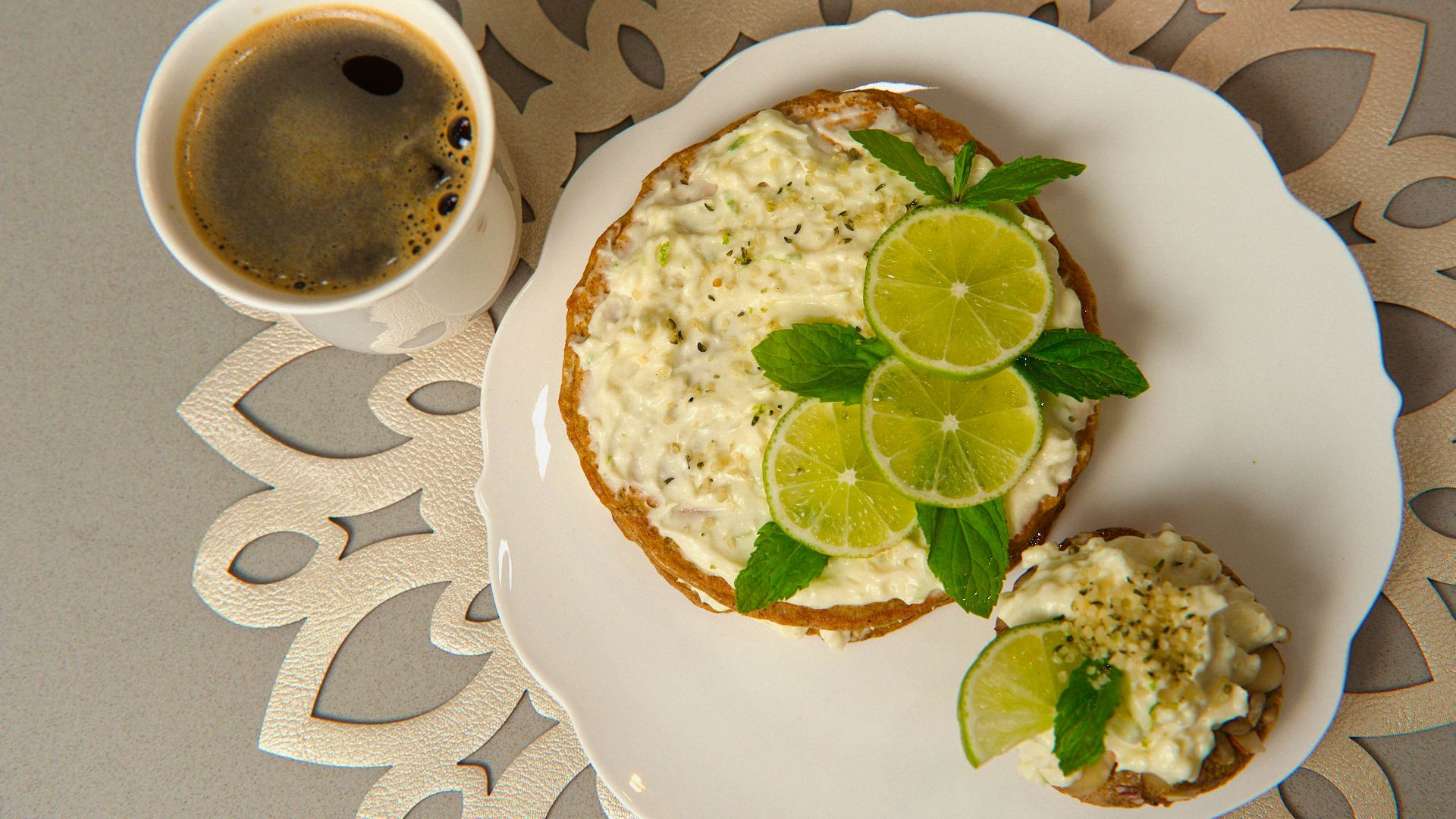 7. Salade de gélatine au citron vert et au fromage blanc