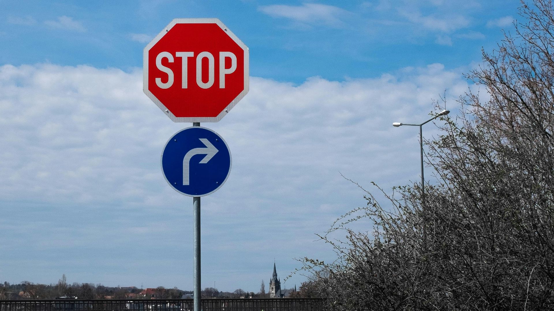 2. Je n'ai pas vu le panneau
