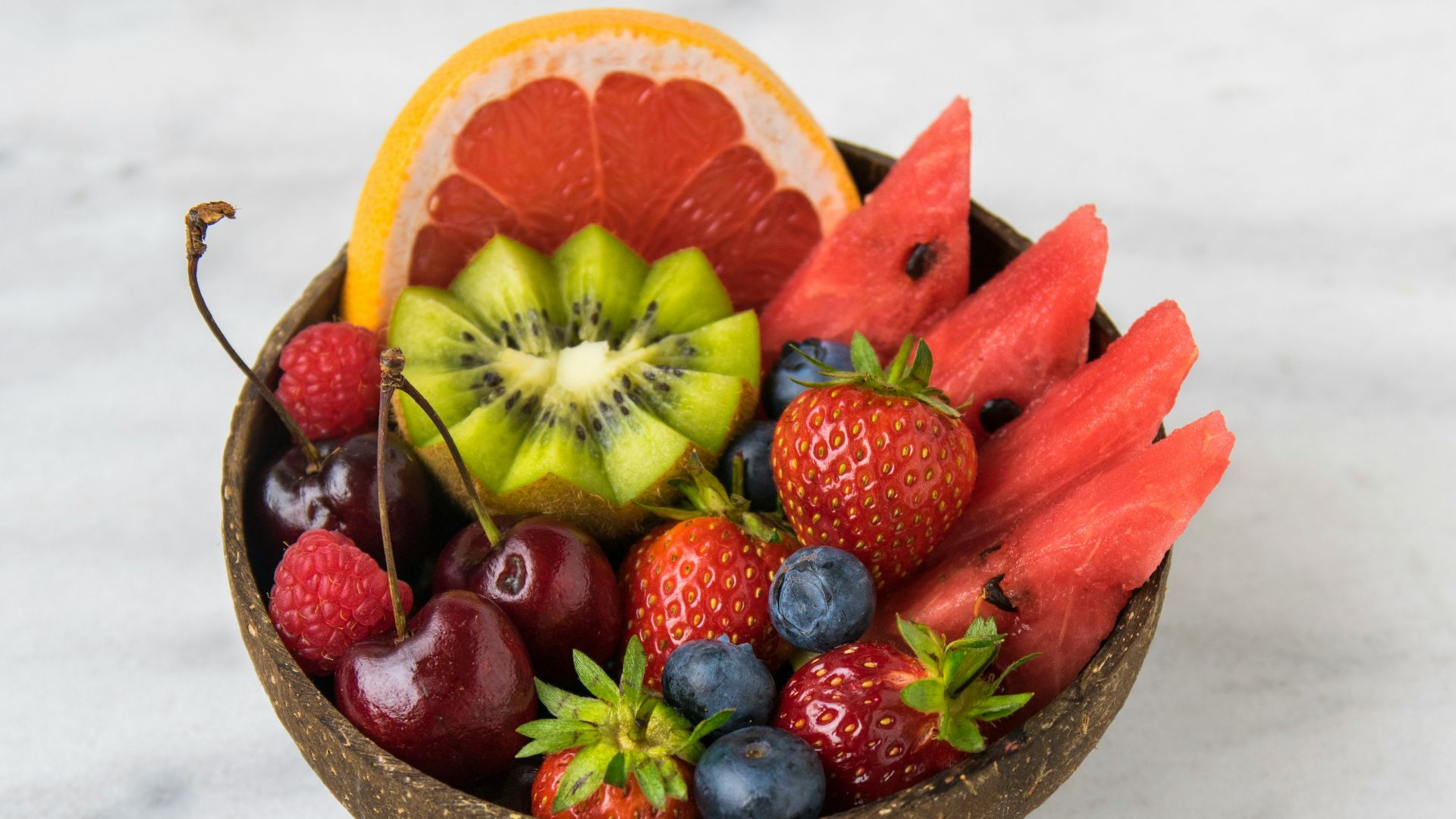 4. Salade de melon et de fruits coupés en morceaux