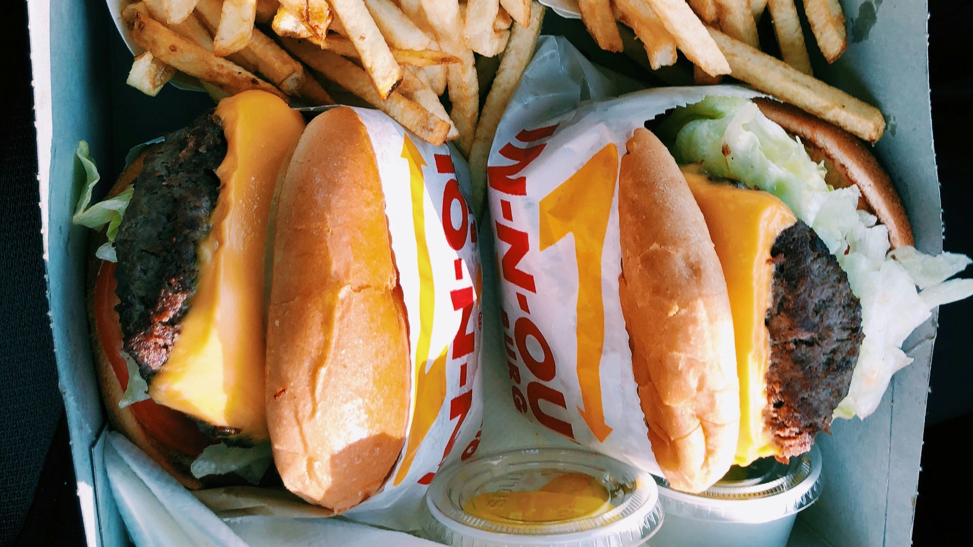 7. Les hamburgers de fast-food