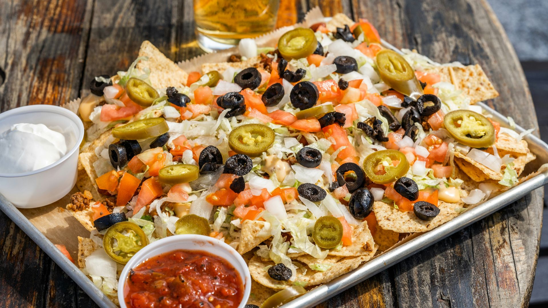 1. Nachos bien garnis