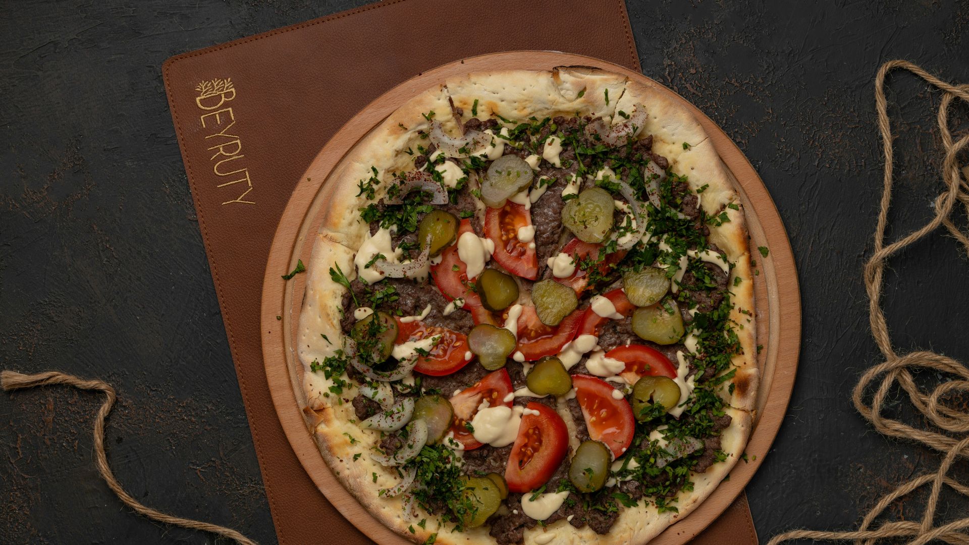 5. Pizza aux cornichons