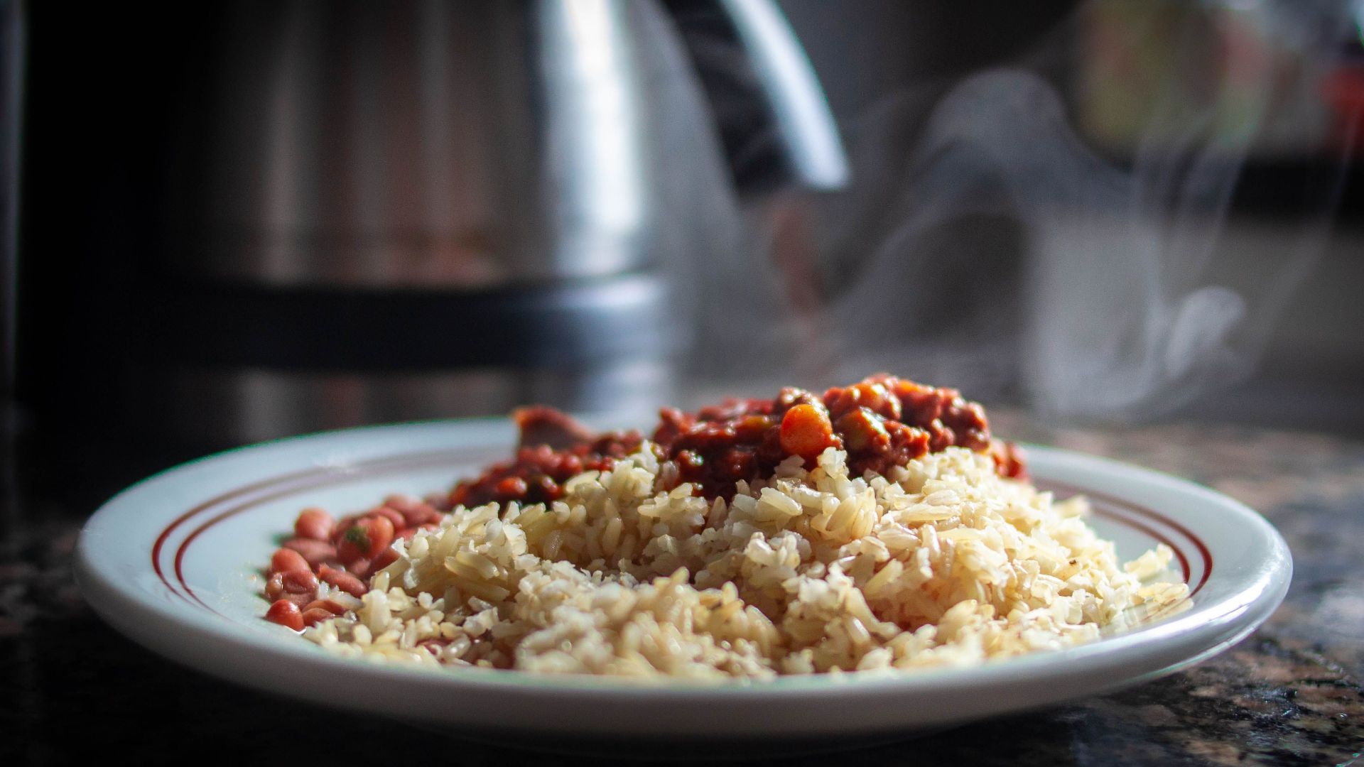 11. Haricots rouges et riz