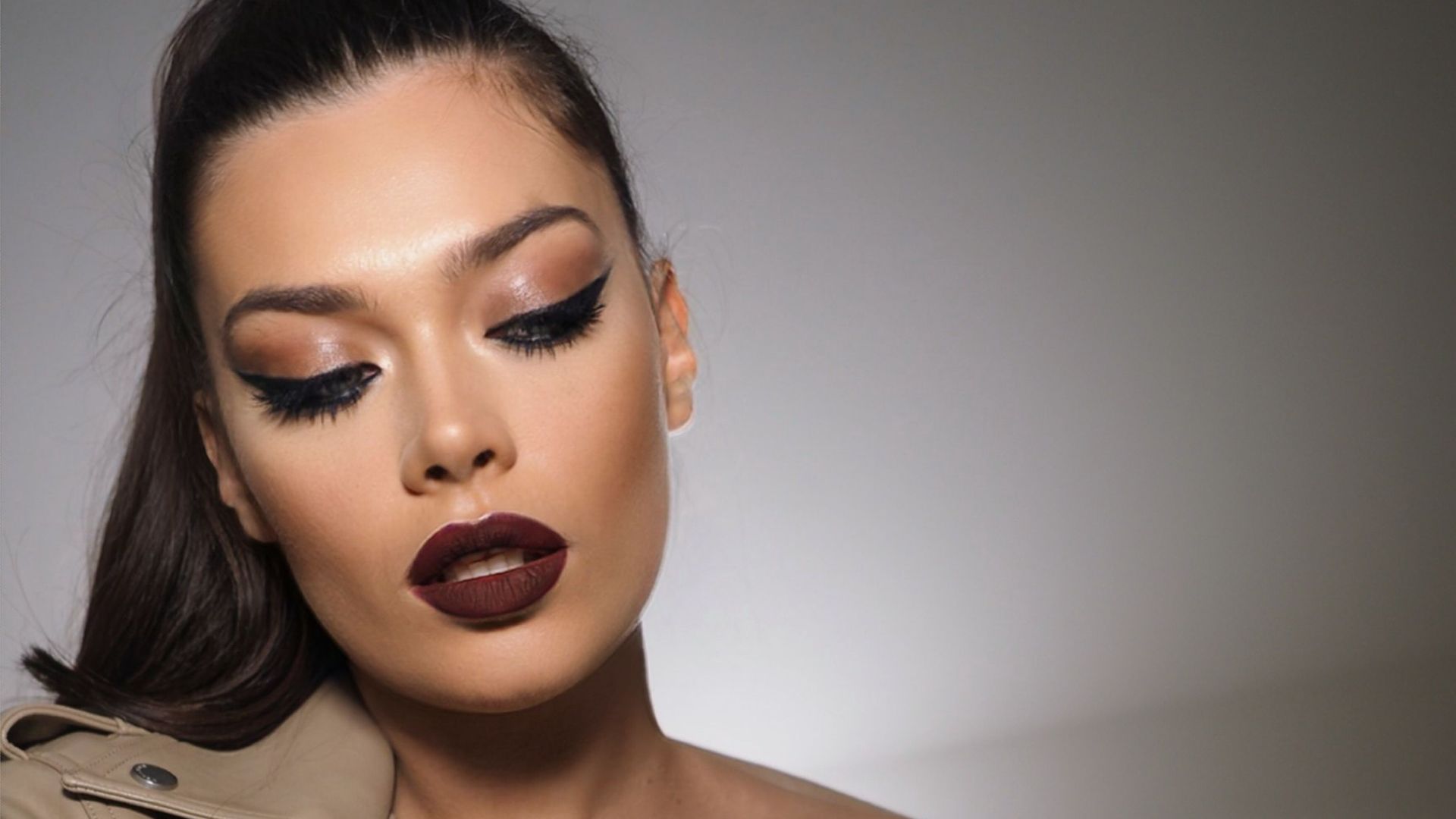 5. Un maquillage très glamour dans un cadre décontracté