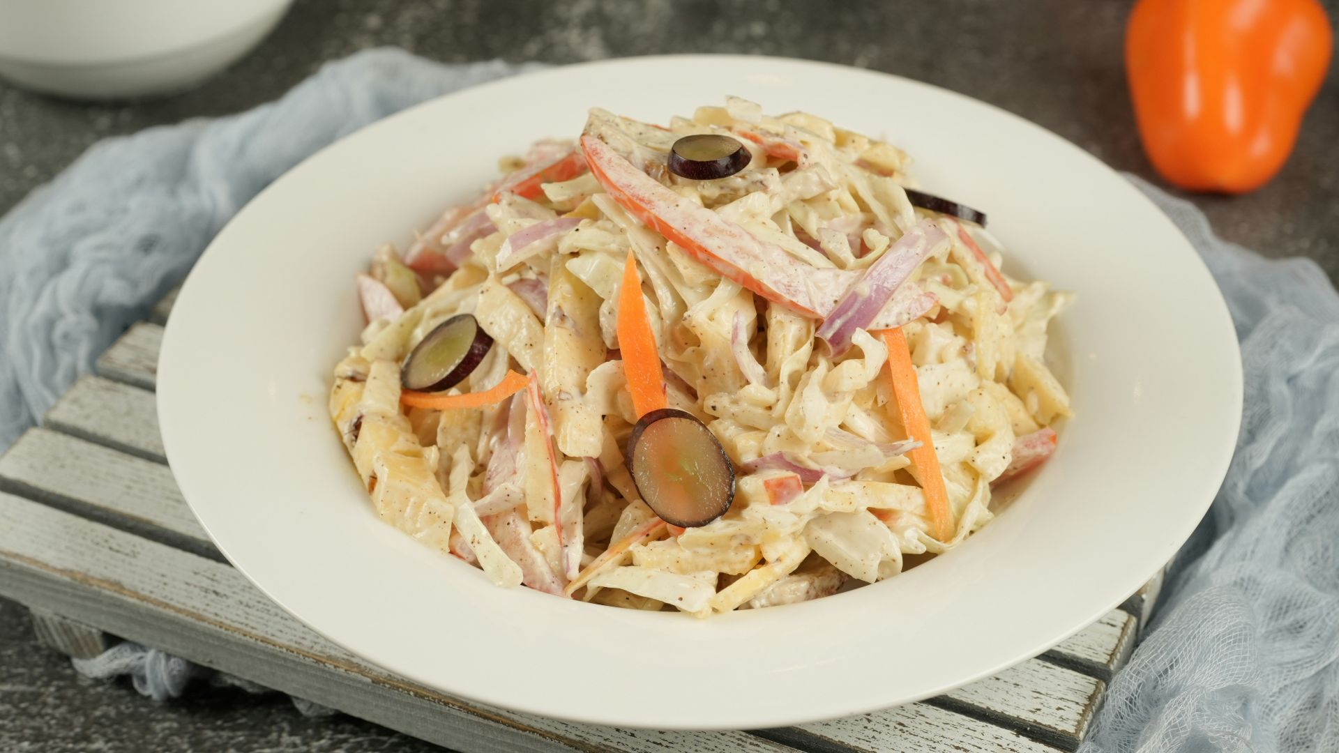 8. Salade de chou crémeuse