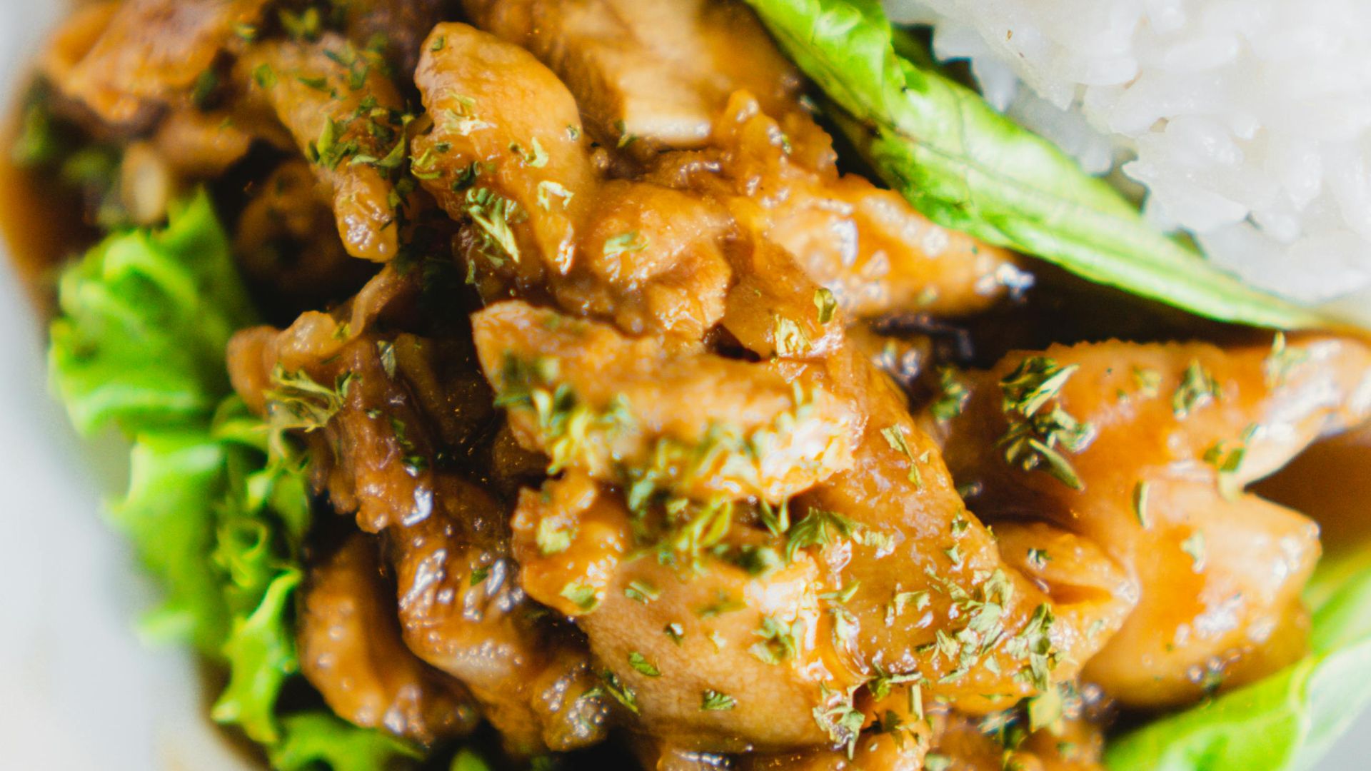 1. Poulet au bourbon