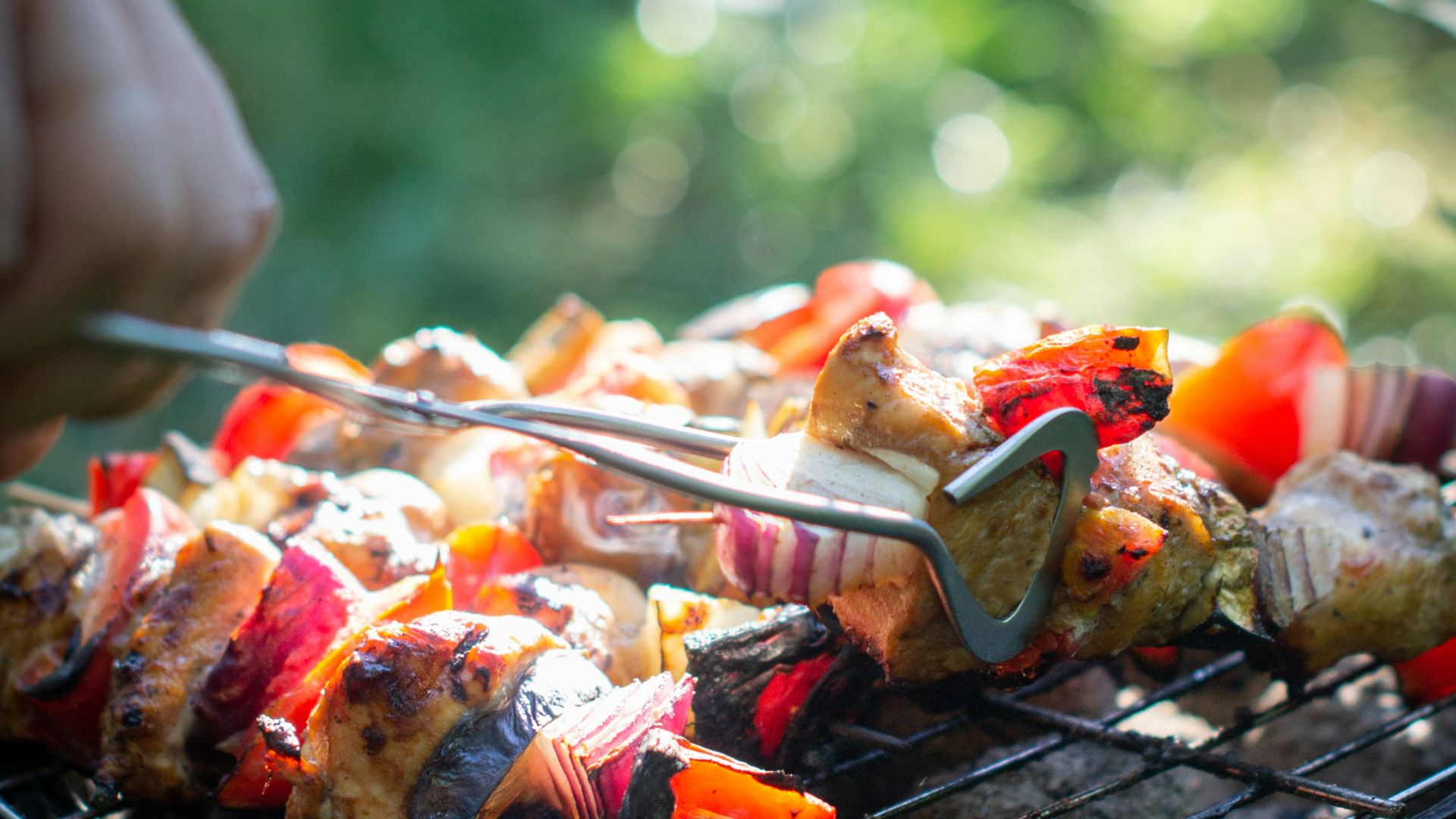 17. Brochettes de légumes grillés