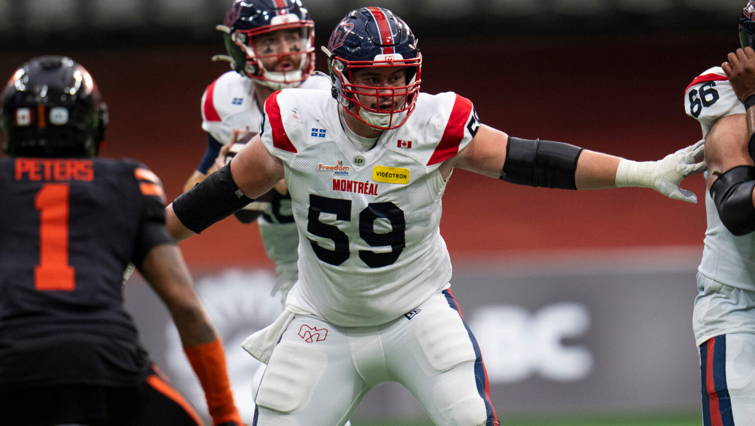 A former Rouge et Or player scores points for the Alouettes