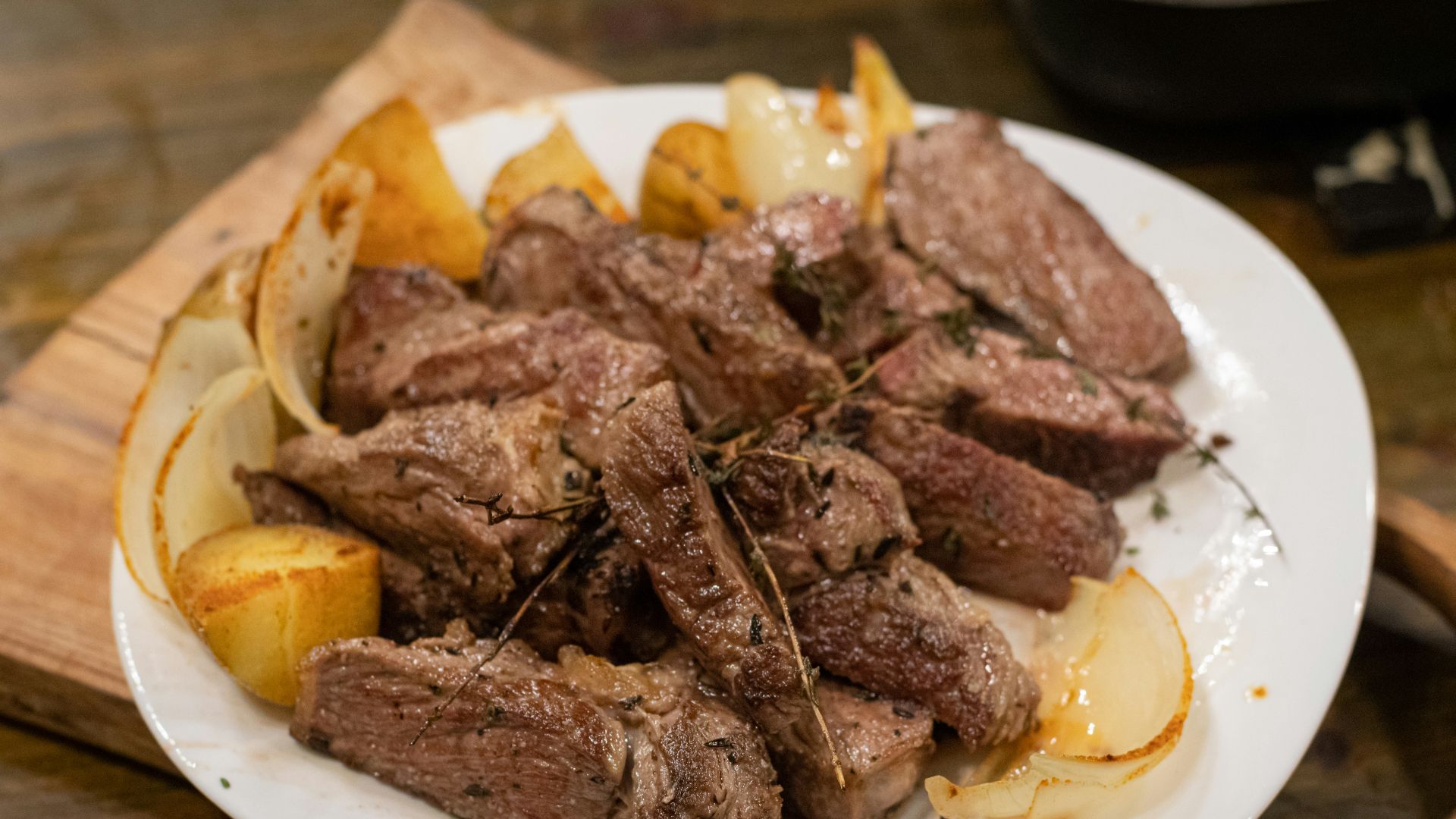 8. Foie aux oignons